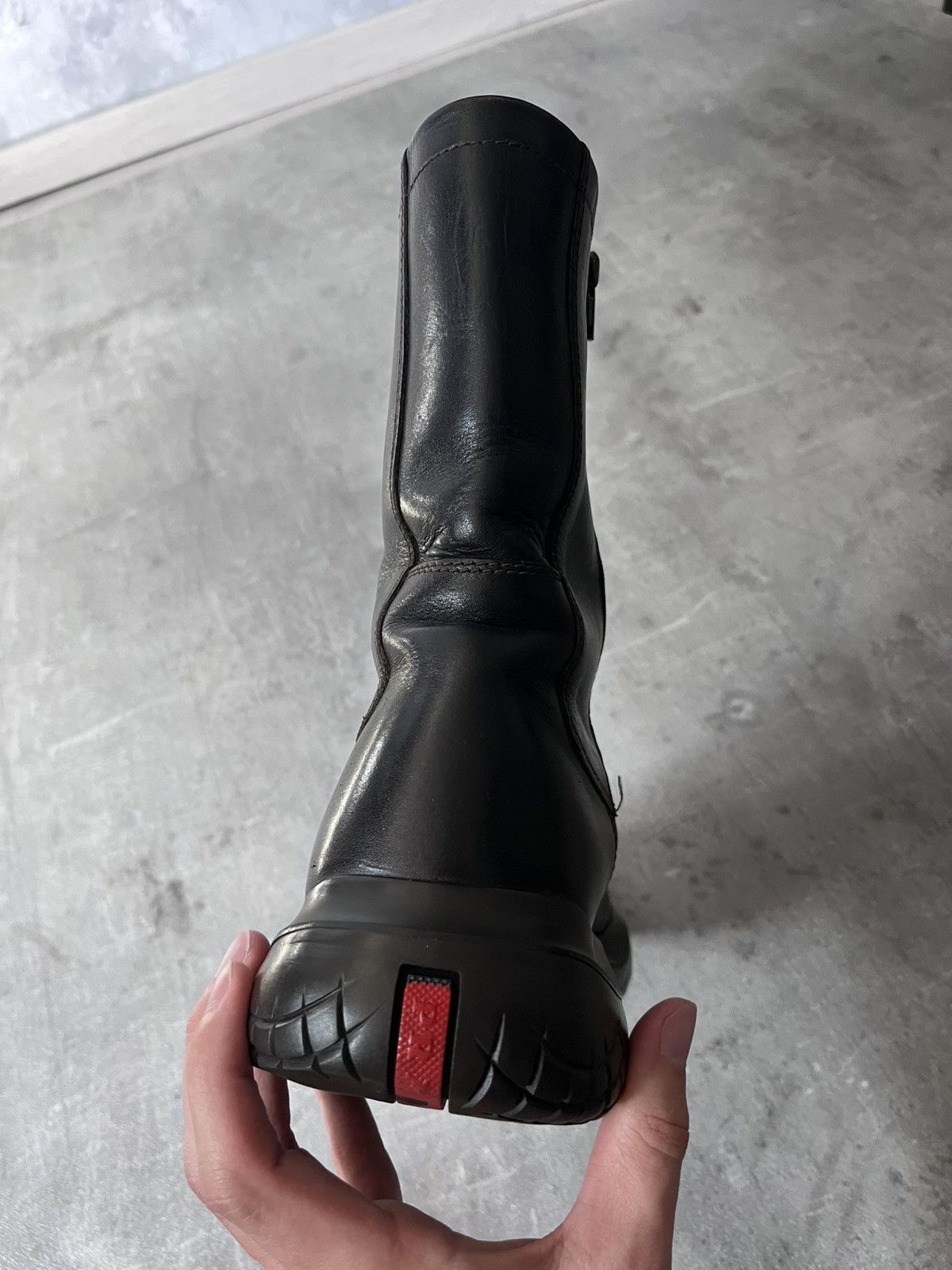 Prada Prada F/W 1999 Ankle Vibram black leather boots Size US 9 / EU 42 - 11 Thumbnail