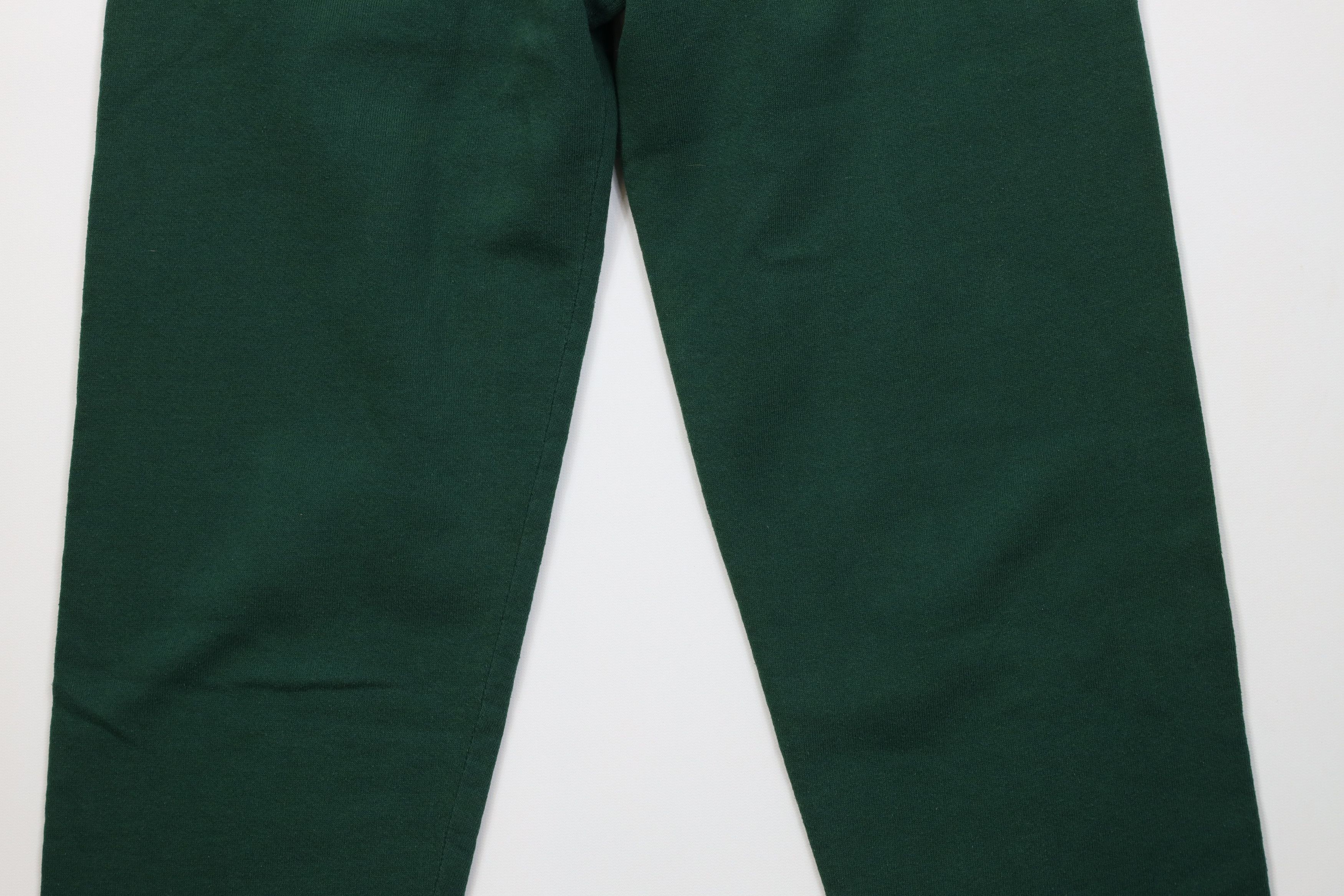 Vintage Vintage 90s Streetwear Blank Sweatpants Joggers Green USA Size US 34 / EU 50 - 3 Thumbnail