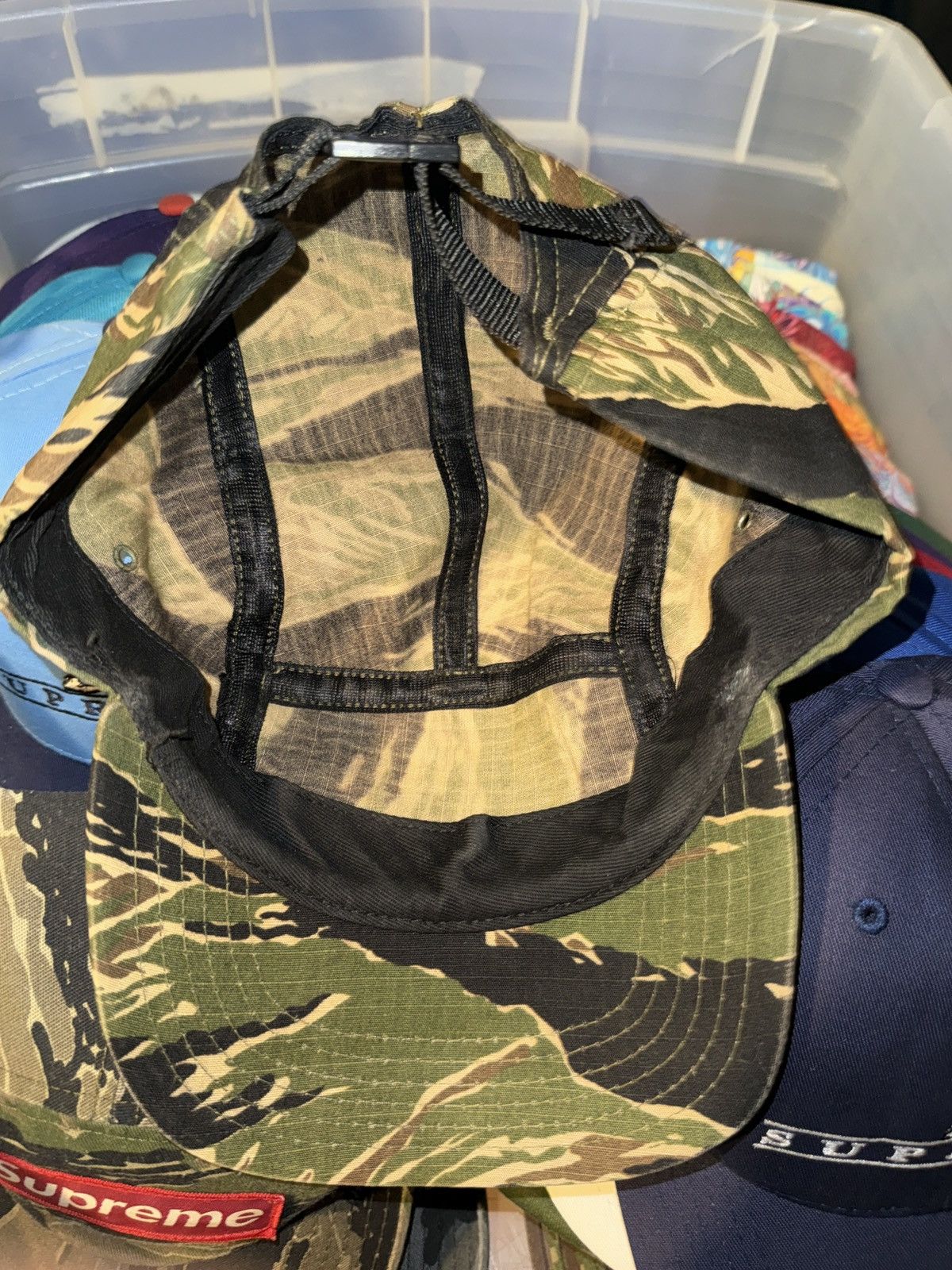 Supreme × Vintage Supreme 2000 Tiger Camo Camp Cap Size ONE SIZE - 4 Thumbnail