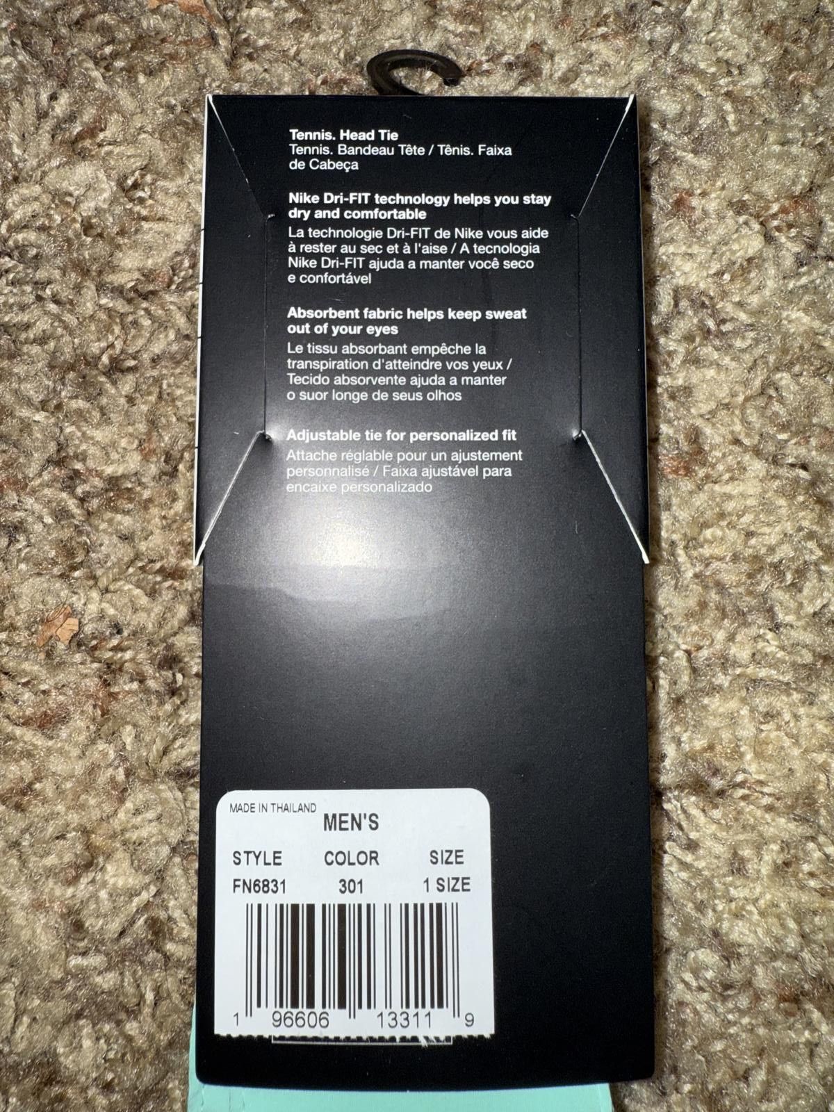 Nike Nike Men’s Rafael Nadal 2022 Australian Open Headband Size ONE SIZE - 6 Thumbnail