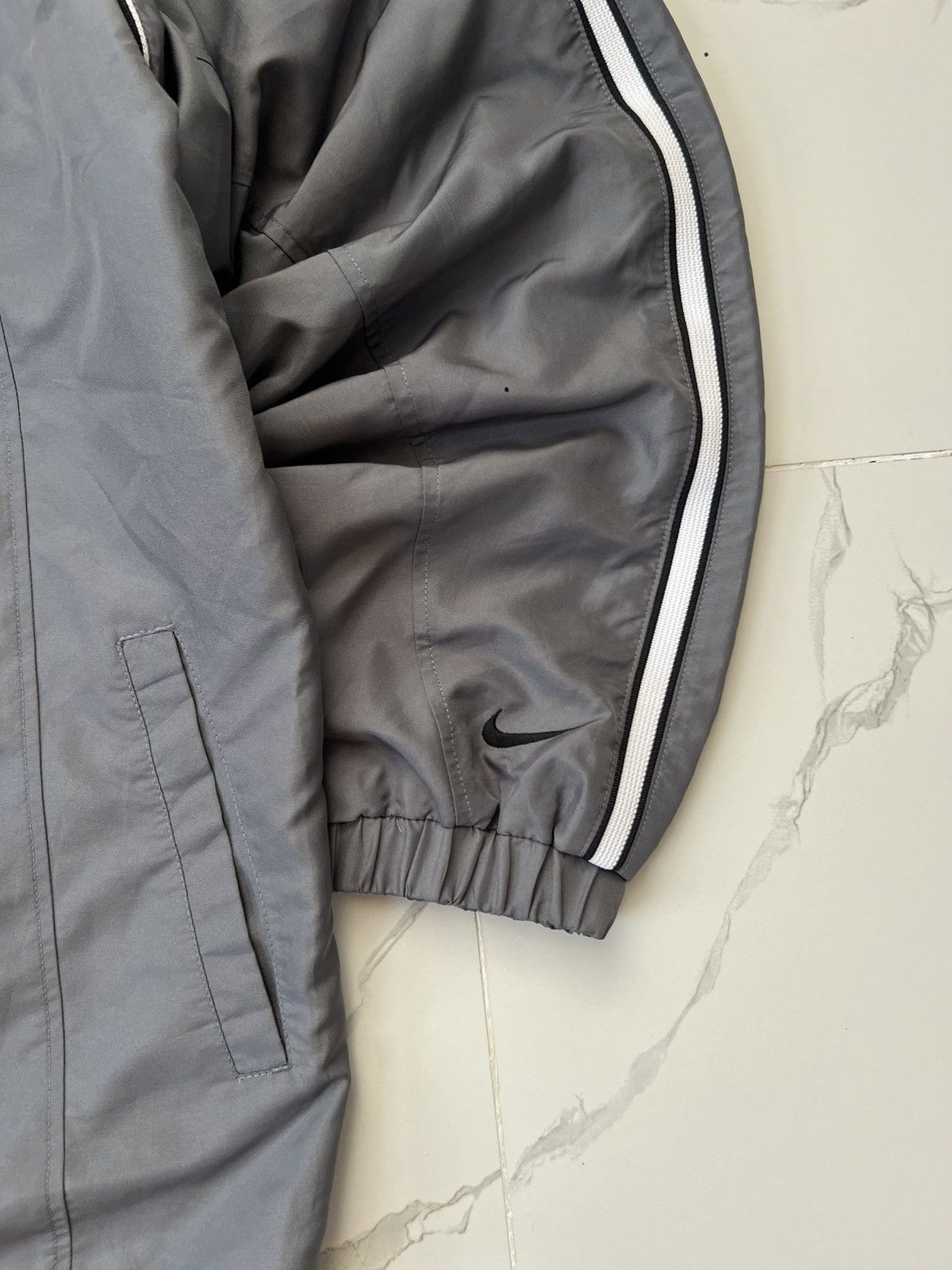 Nike × Vintage 90's NIKE RETRO MULTI SWOOSH LOGO Y2K BOXY LOOSE FIT JACKET Size US XL / EU 56 / 4 - 2 Thumbnail