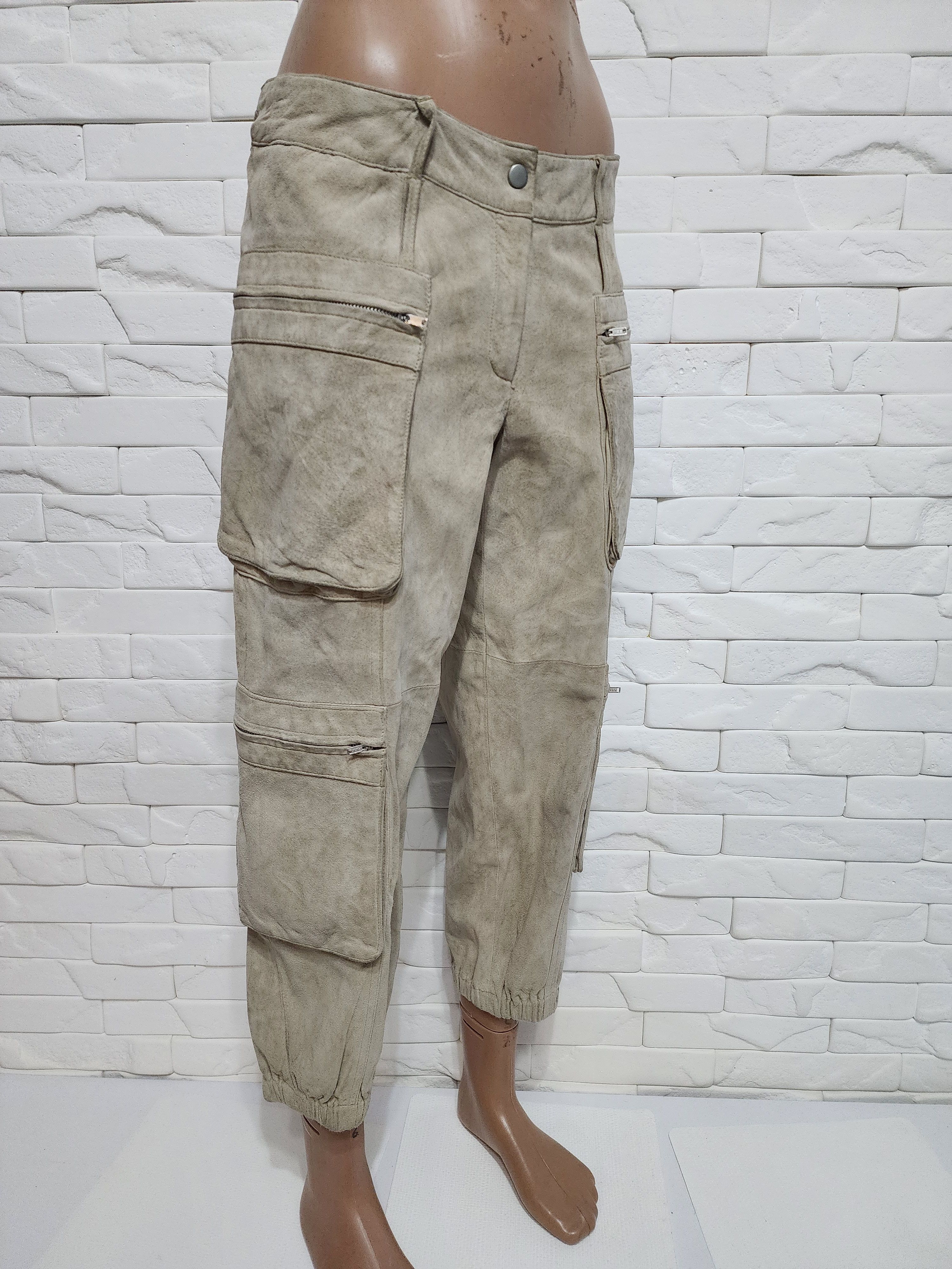 Other Women's suede pants with pockets. Size 30" / US 8 / IT 44 - 3 Thumbnail