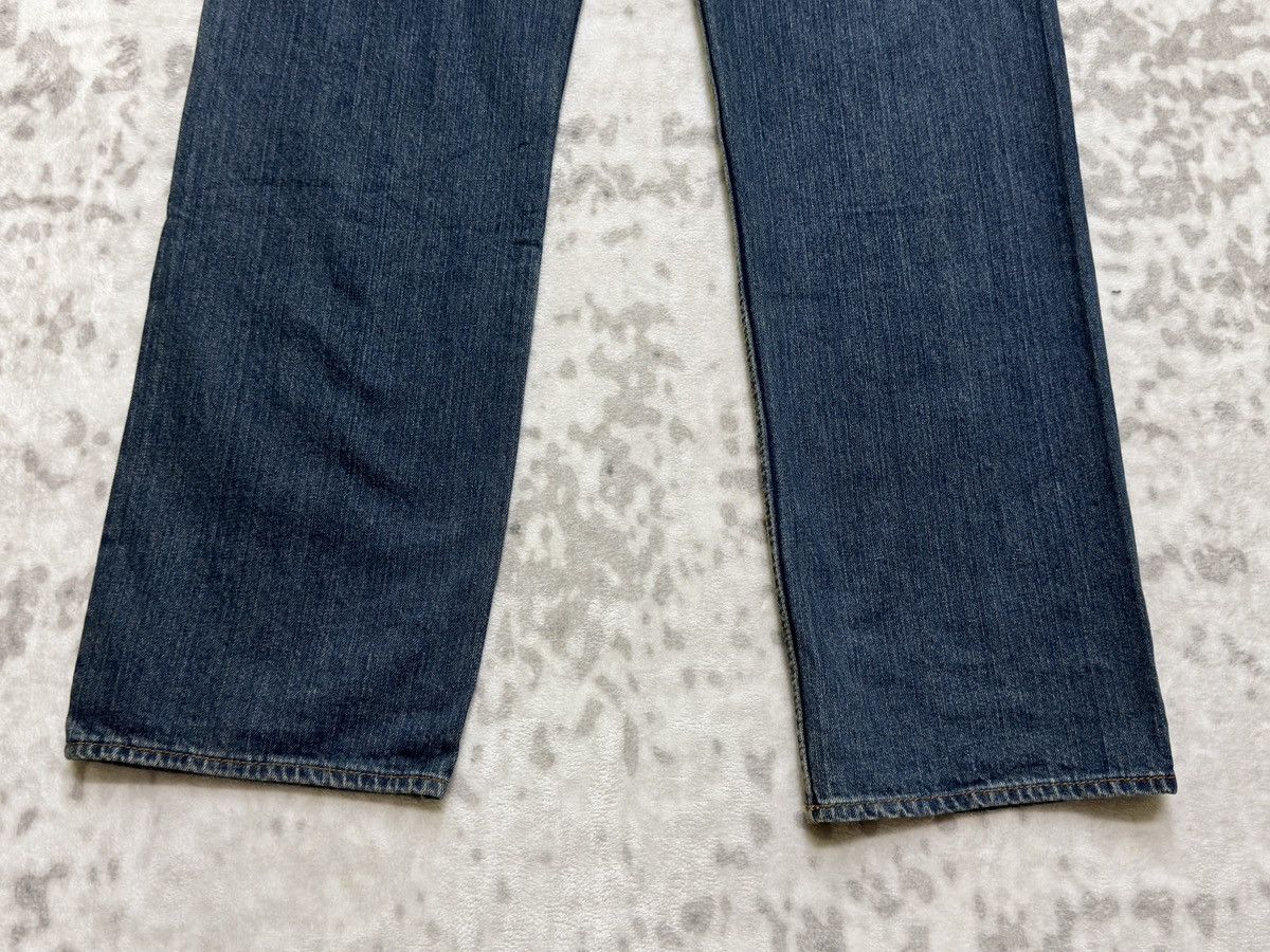 Karakuri Tamashii Bouten Shoten Phoenix Embroidered Straight Fit Denim Jeans Size US 31 - 15 Thumbnail