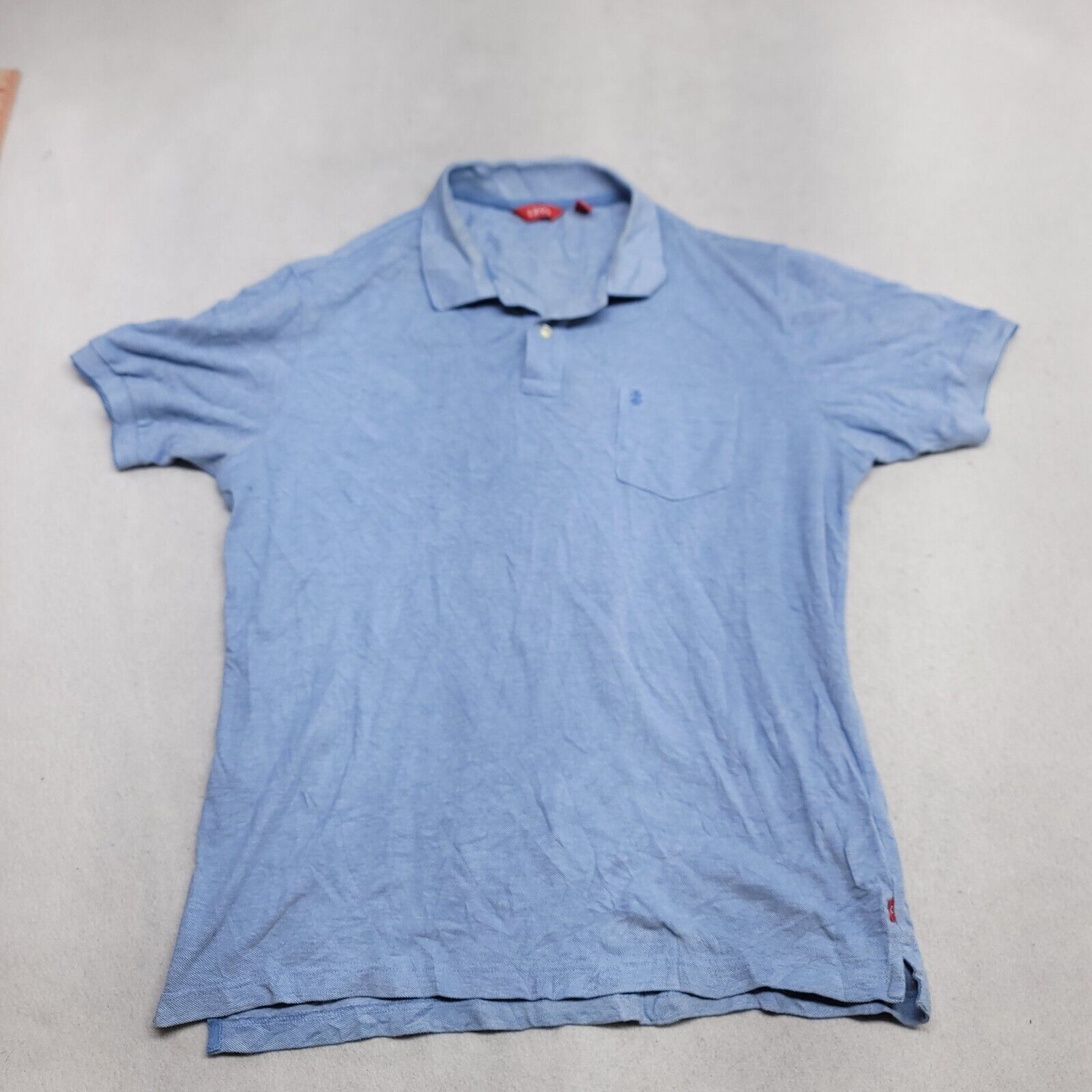 Izod IZOD Pullover Casual Polo Shirt Adult Mens Size Large L Blue Size US L / EU 52-54 / 3 - 2 Thumbnail