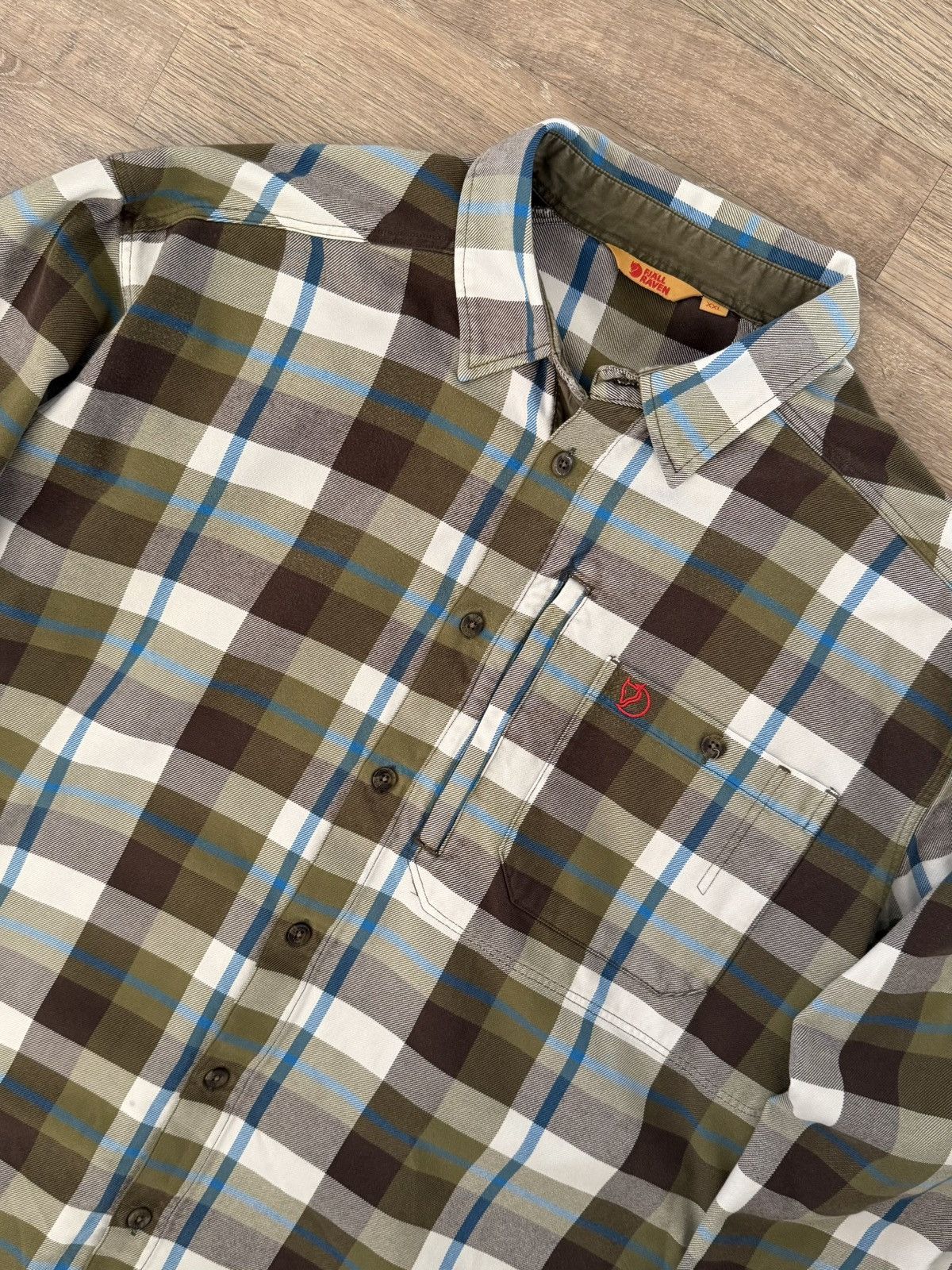 Fjallraven Fjallraven Y2K Plaid Flannel Gorpcore Outdoor Button Up Size US XL / EU 56 / 4 - 6 Thumbnail