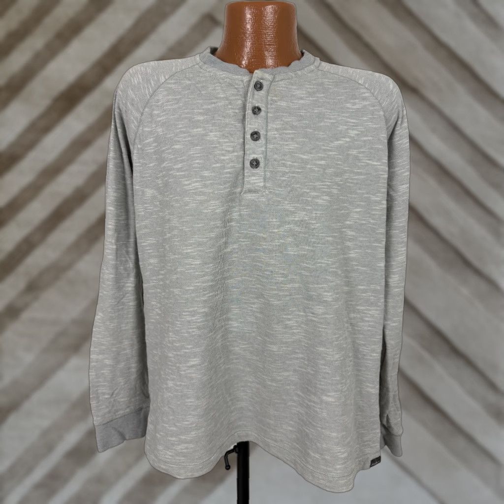 Eddie Bauer Eddie Bauer Thermal Henley Shirt Men Large Stretchy Dual-Layer Minimal Outdoors Shirt Size US L / EU 52-54 / 3 - 1 Thumbnail