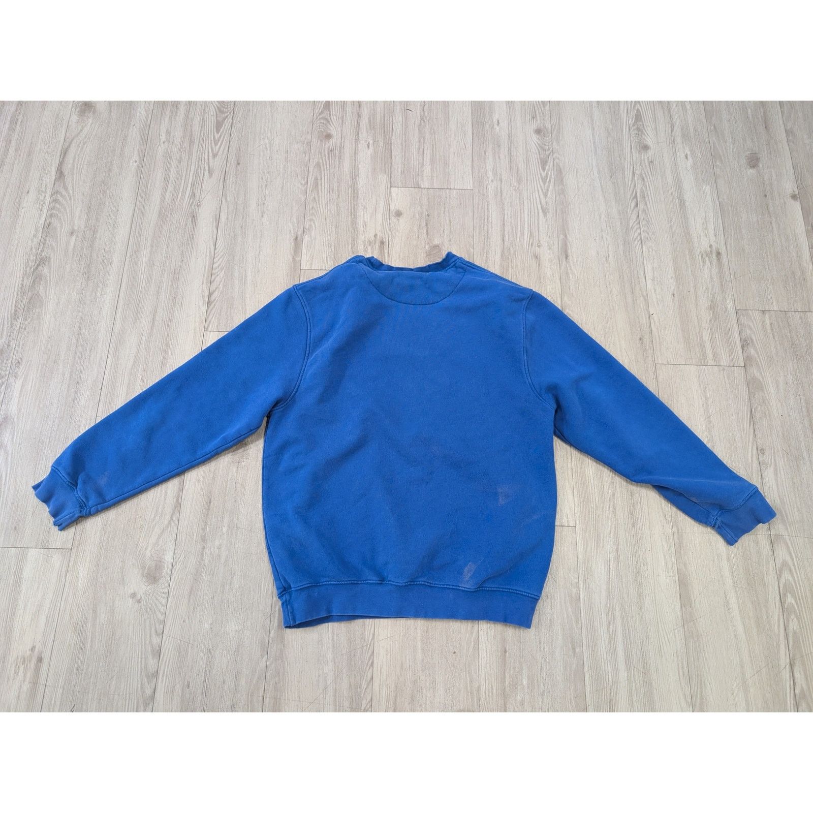 Nike Nike Mens Medium Y2K Blue Distressed Crewneck Size Medium. Size US M / EU 48-50 / 2 - 2 Thumbnail