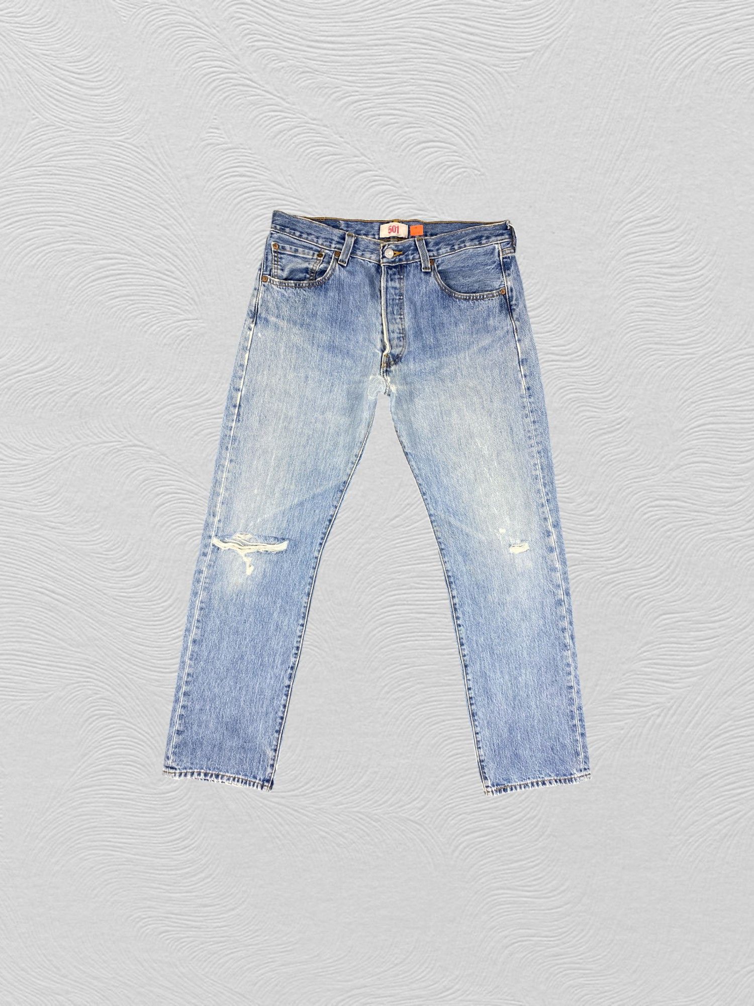 Levi's Distressed Blue Vintage Levi's 501 34x31.5 Denim -JN2241 Size US 34 / EU 50 - 1 Thumbnail