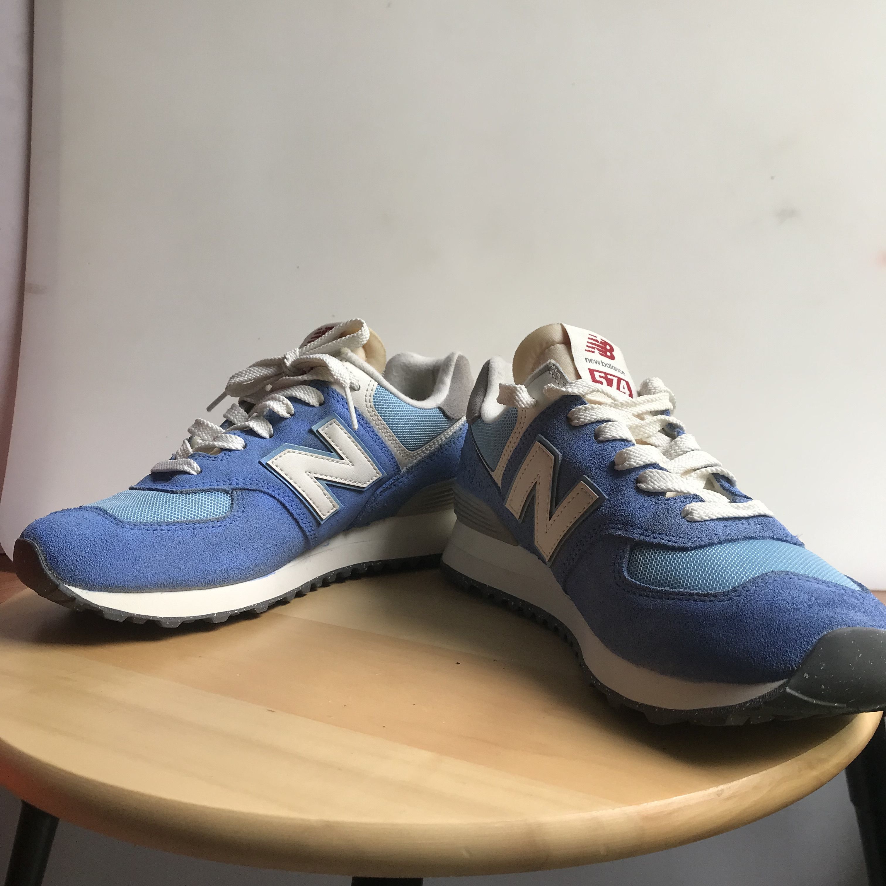 Hypebeast × New Balance New Balance 574 Blue Laguna Sea Salt U574RCA U RCA sneakers Size US 5.5 / EU 38 - 5 Thumbnail