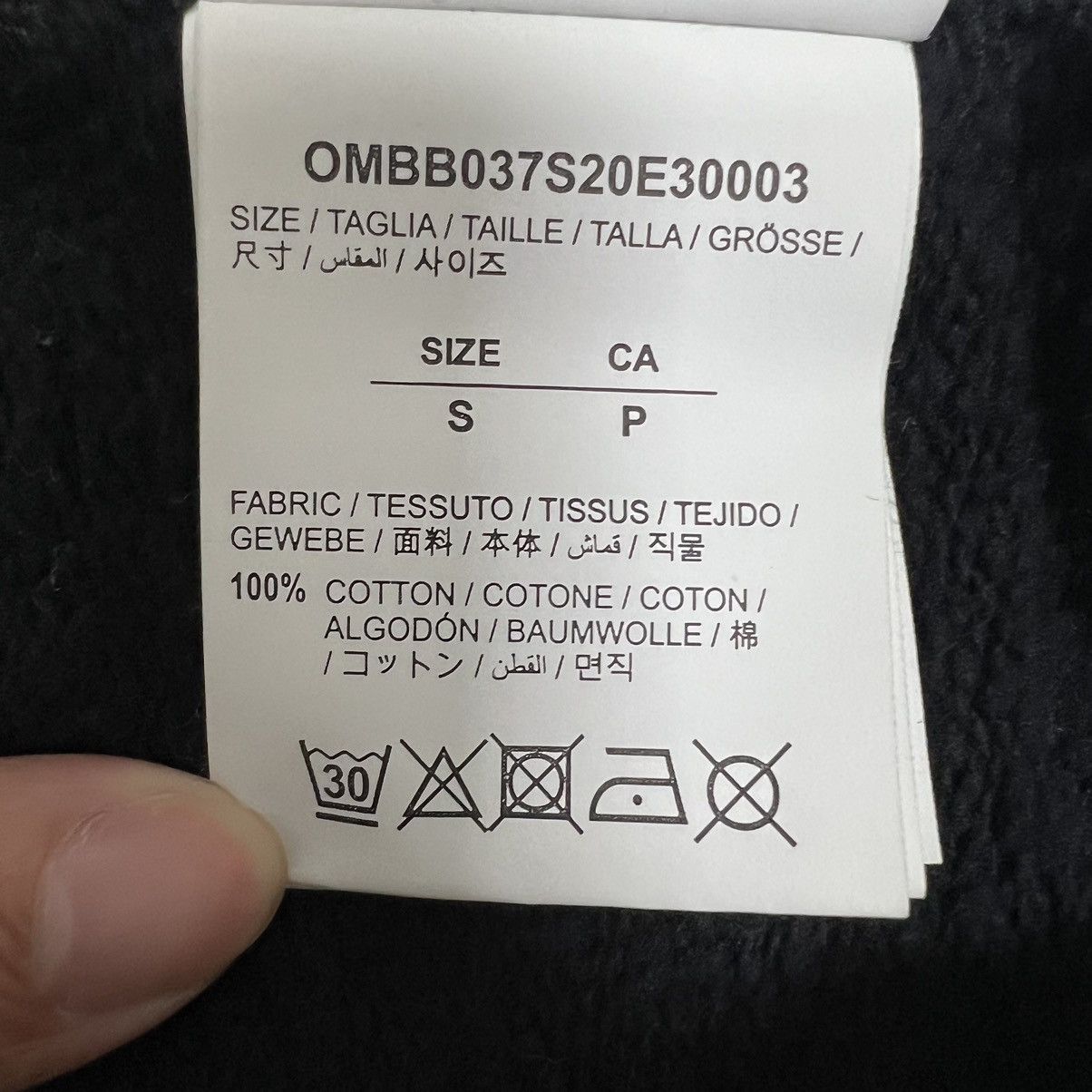 Off-White OFF-WHITE SS20 Airport Tape Arrow Hoodie Size US S / EU 44-46 / 1 - 7 Thumbnail