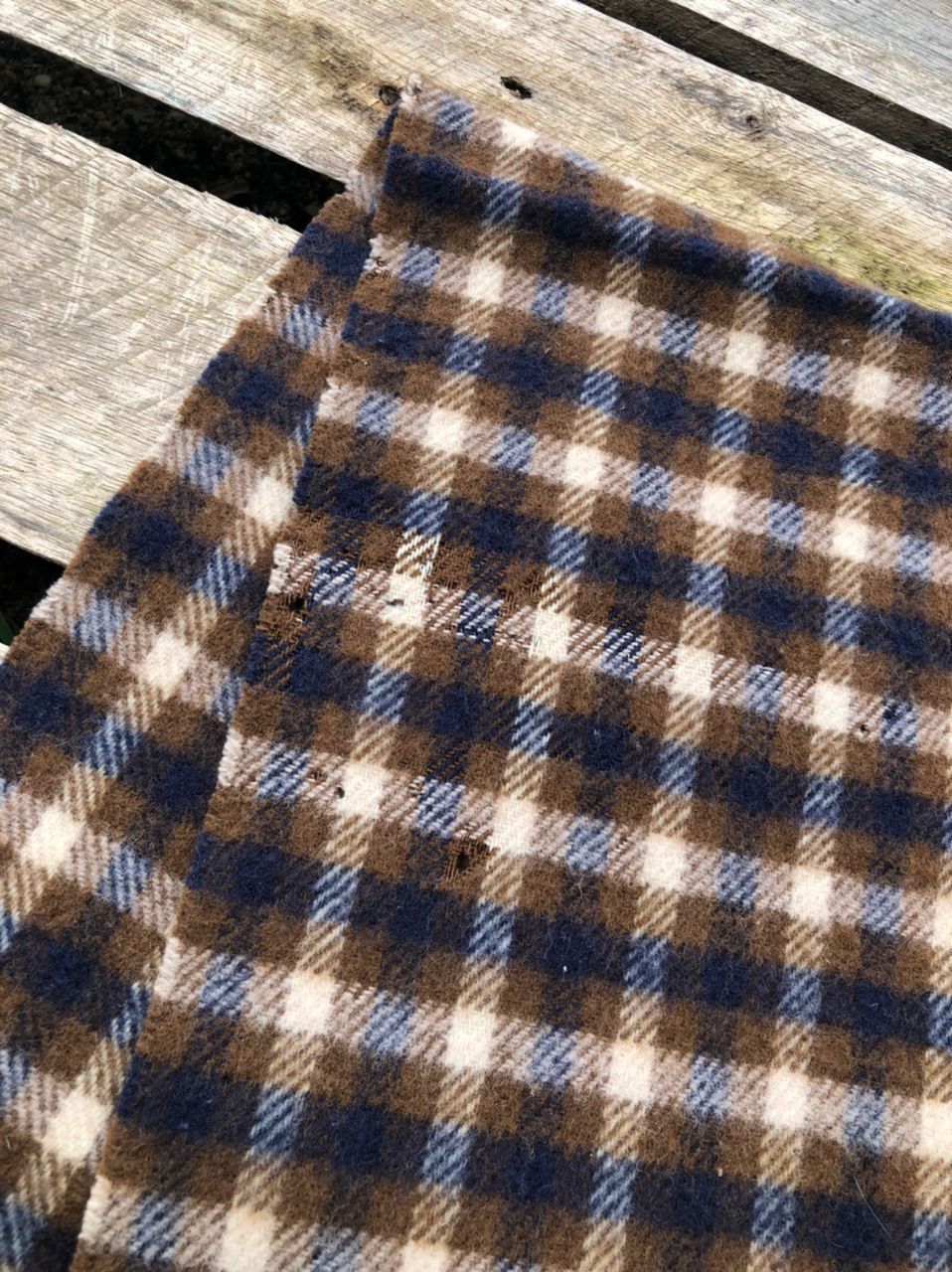 Aquascutum × Vintage Vintage Aquascutum Lamswool Scarf Made In England Size ONE SIZE - 4 Thumbnail