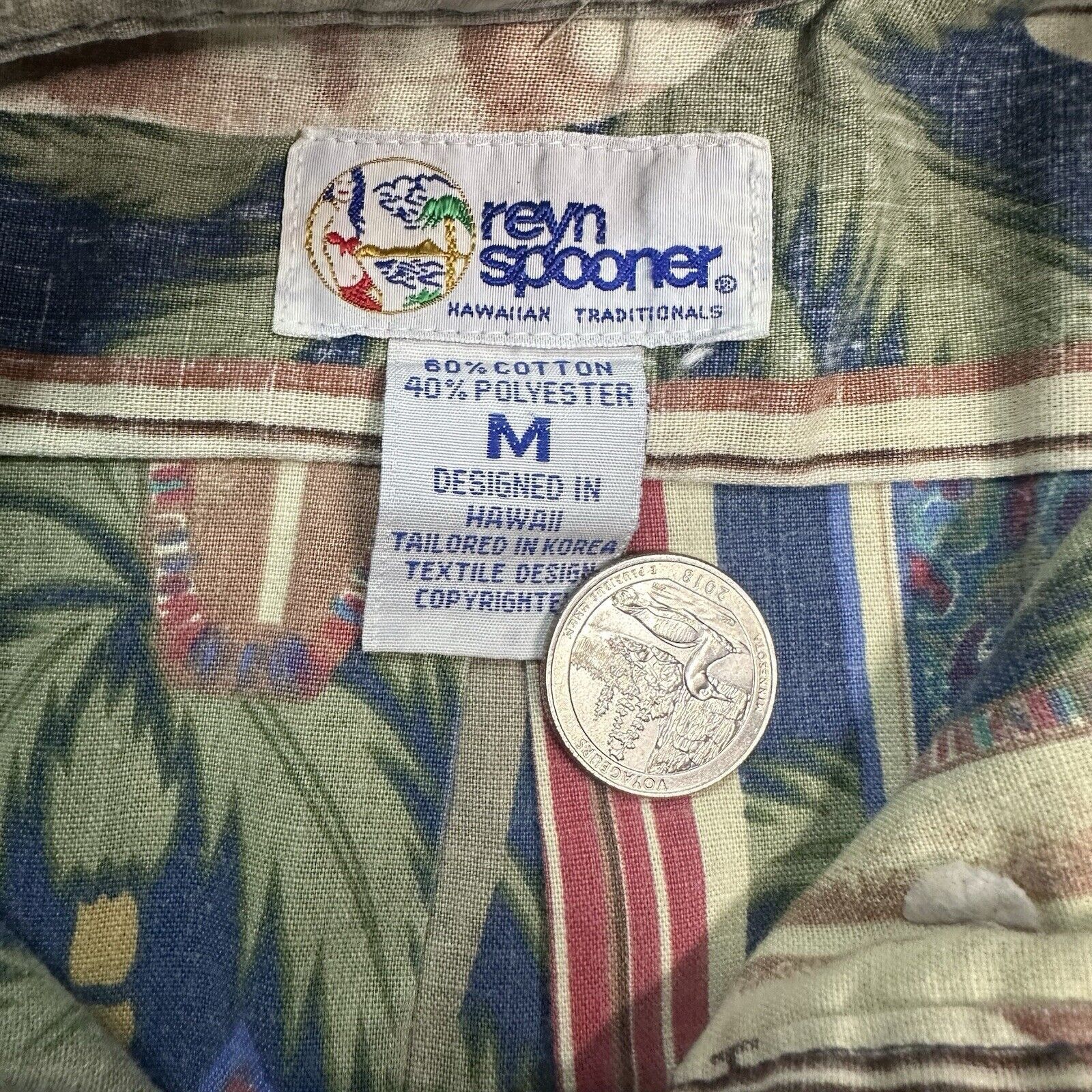 Reyn Spooner Reyn Spooner Surf Board Reverse Print Hawaiian Shirt Medium Size US M / EU 48-50 / 2 - 4 Thumbnail