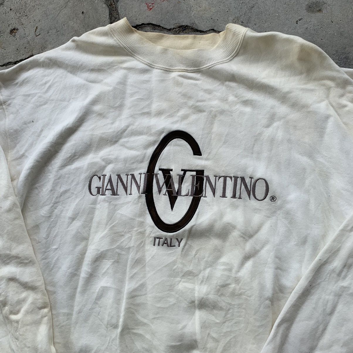 Japanese Brand × Vintage Gianni Velentino italy vintage sweatshirt Size US XL / EU 56 / 4 - 3 Thumbnail