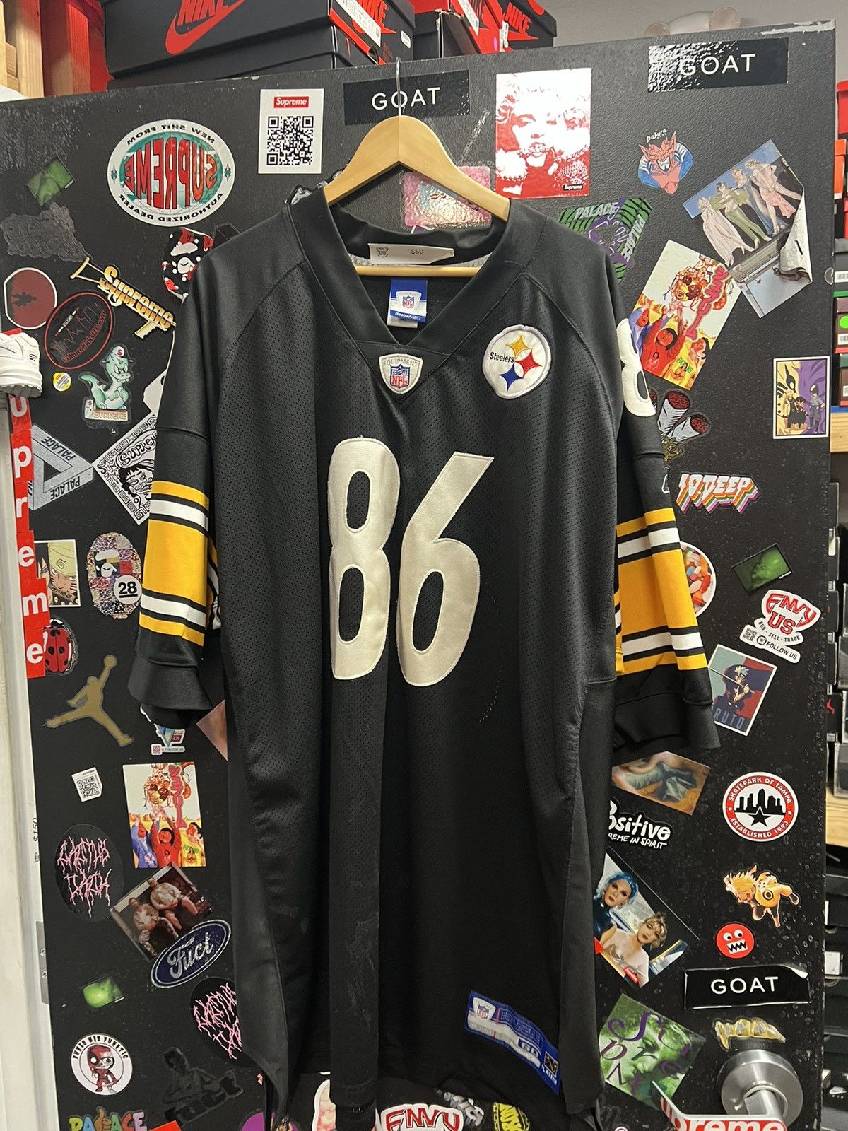 Vintage NFL Pittsburgh Steelers Number 86 Ward Jersey