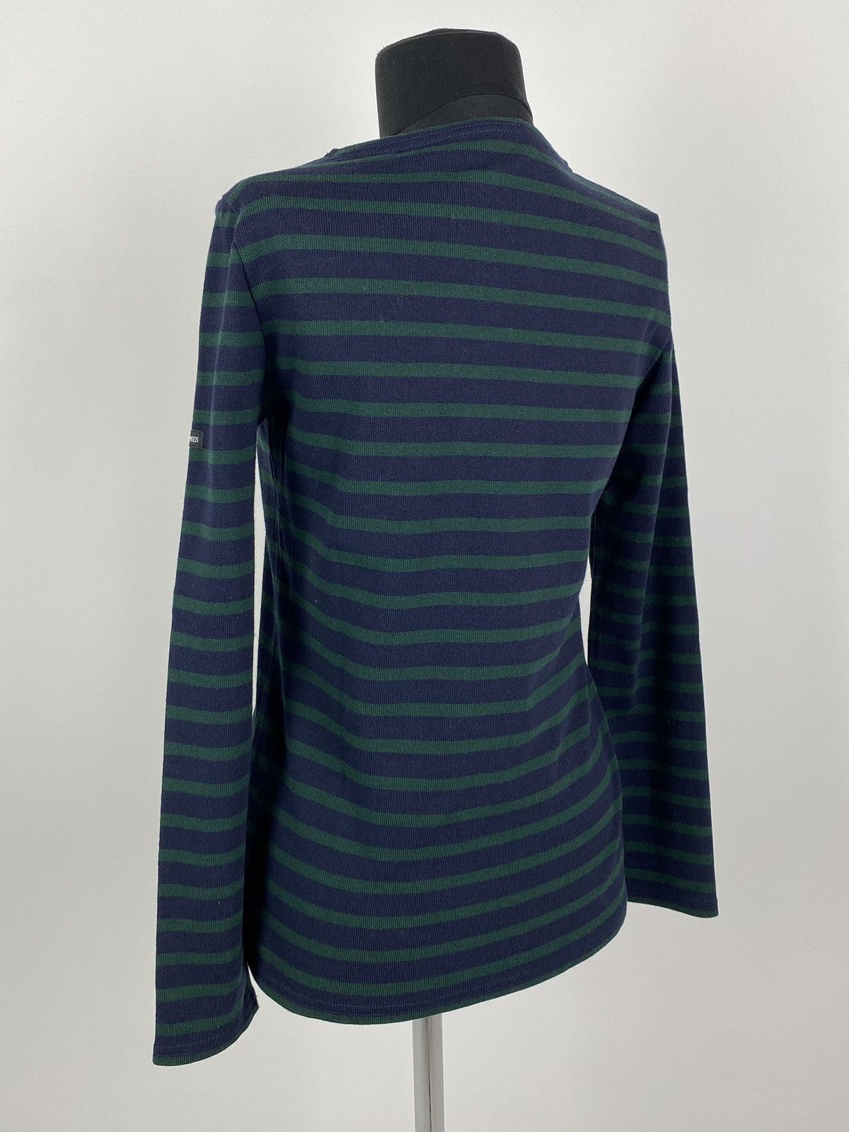 Saint James Saint James Breton Sailor Navy Green Striped Long Sleeve Size XS / US 0-2 / IT 36-38 - 2 Thumbnail