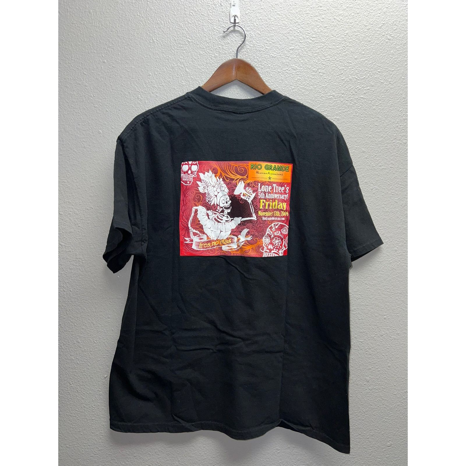 Hanes Vintage Mexican Restaurant Shirt Rio Grande Lone Tree Tee XL Size US XL / EU 56 / 4 - 6 Thumbnail