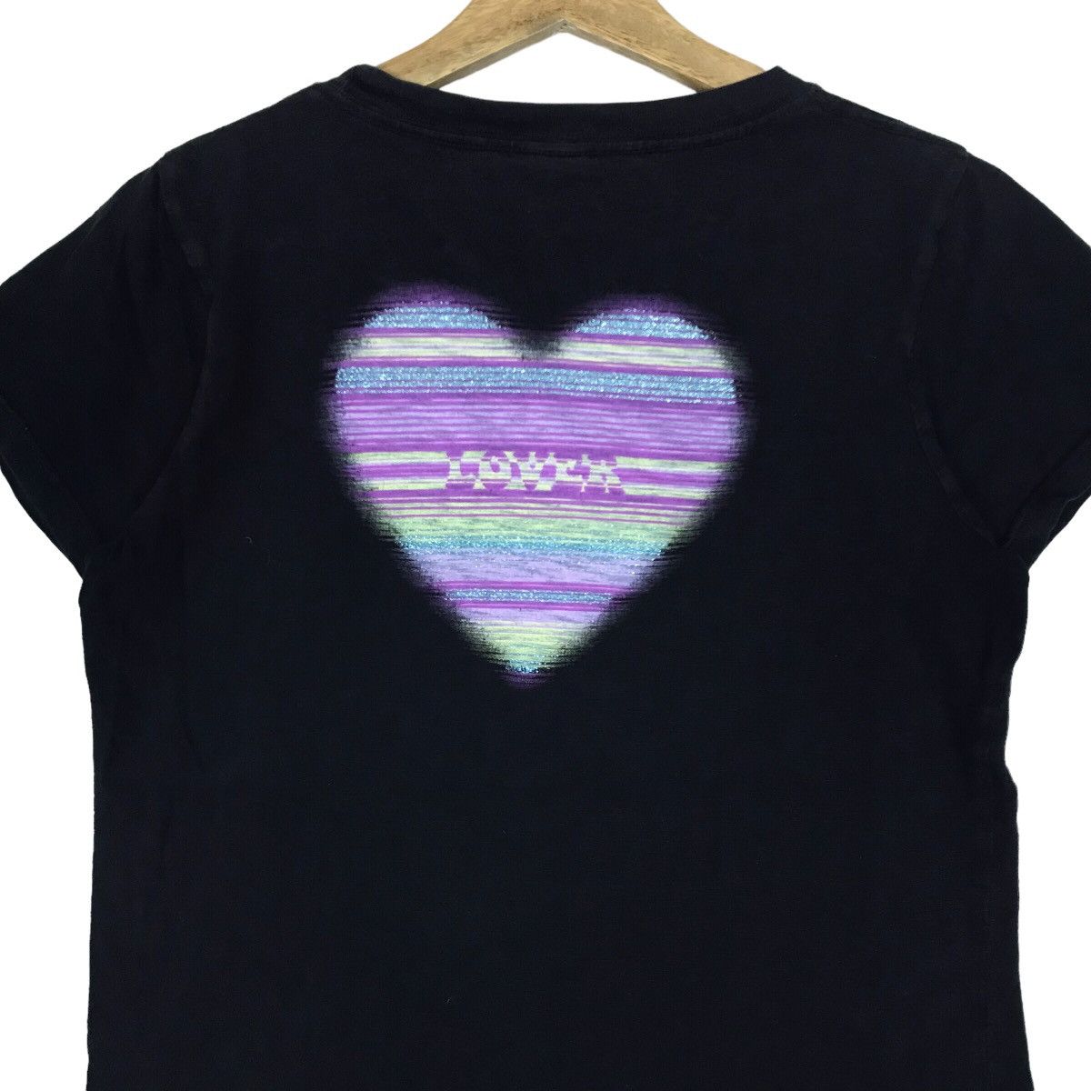 Vintage Vintage 90s Roxy Surfing Love Stencil Tee Shirt Size M / US 6-8 / IT 42-44 - 7 Thumbnail