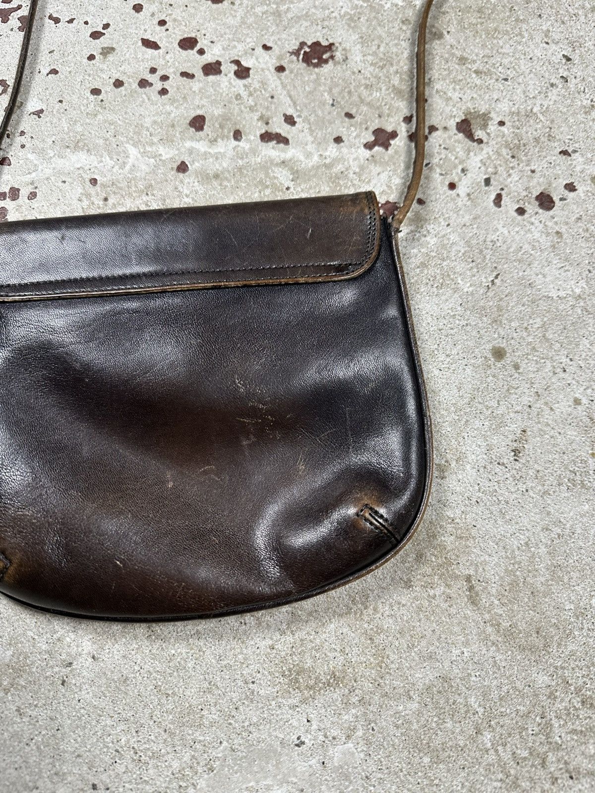 Etienne Aigner Vintage 90s Etienne Aigner Brown Leather Small Messenger Size ONE SIZE - 8 Thumbnail
