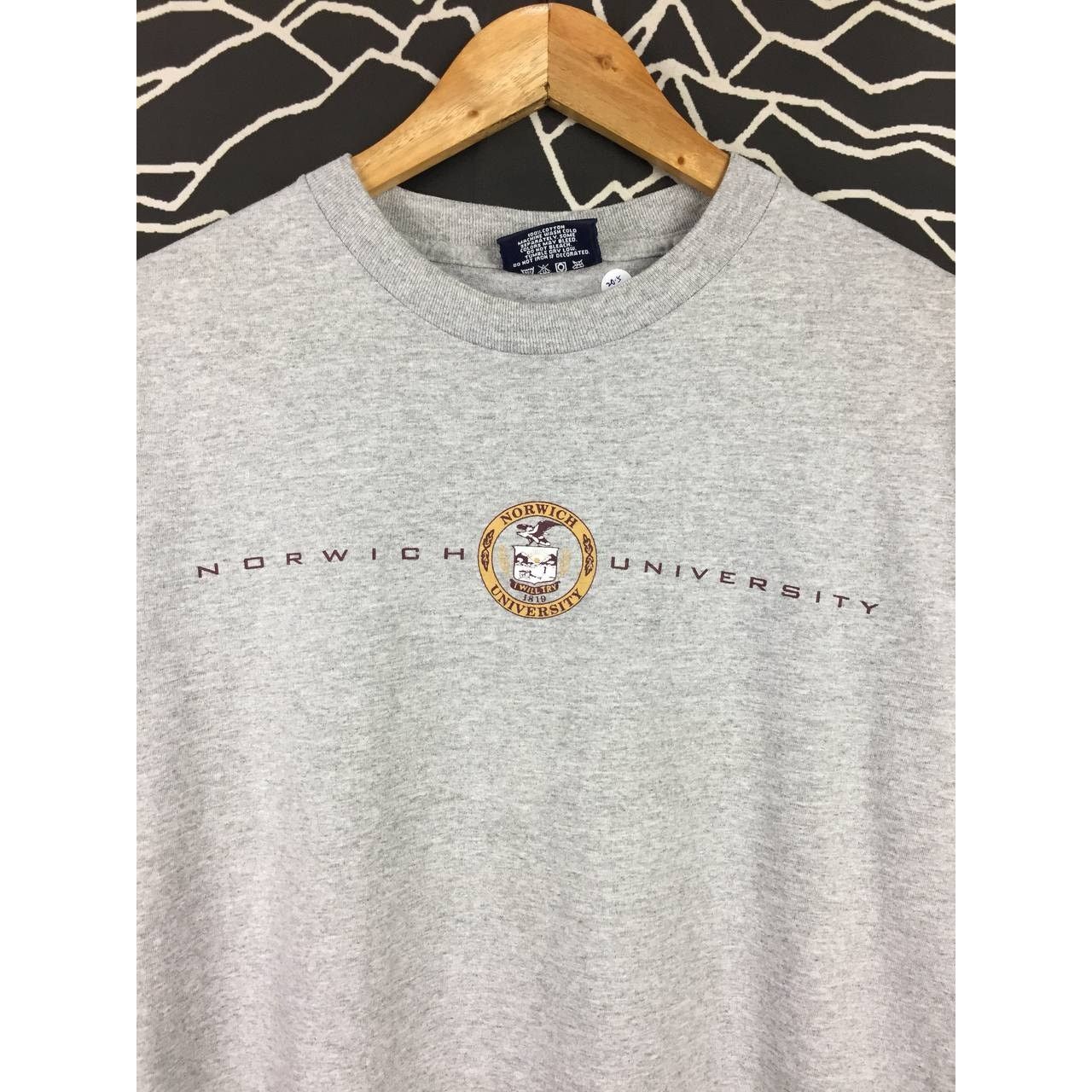 Jansport × Vintage Vtg Jansport Norwich University Made In Usa Collegiate Tee Size US M / EU 48-50 / 2 - 3 Thumbnail