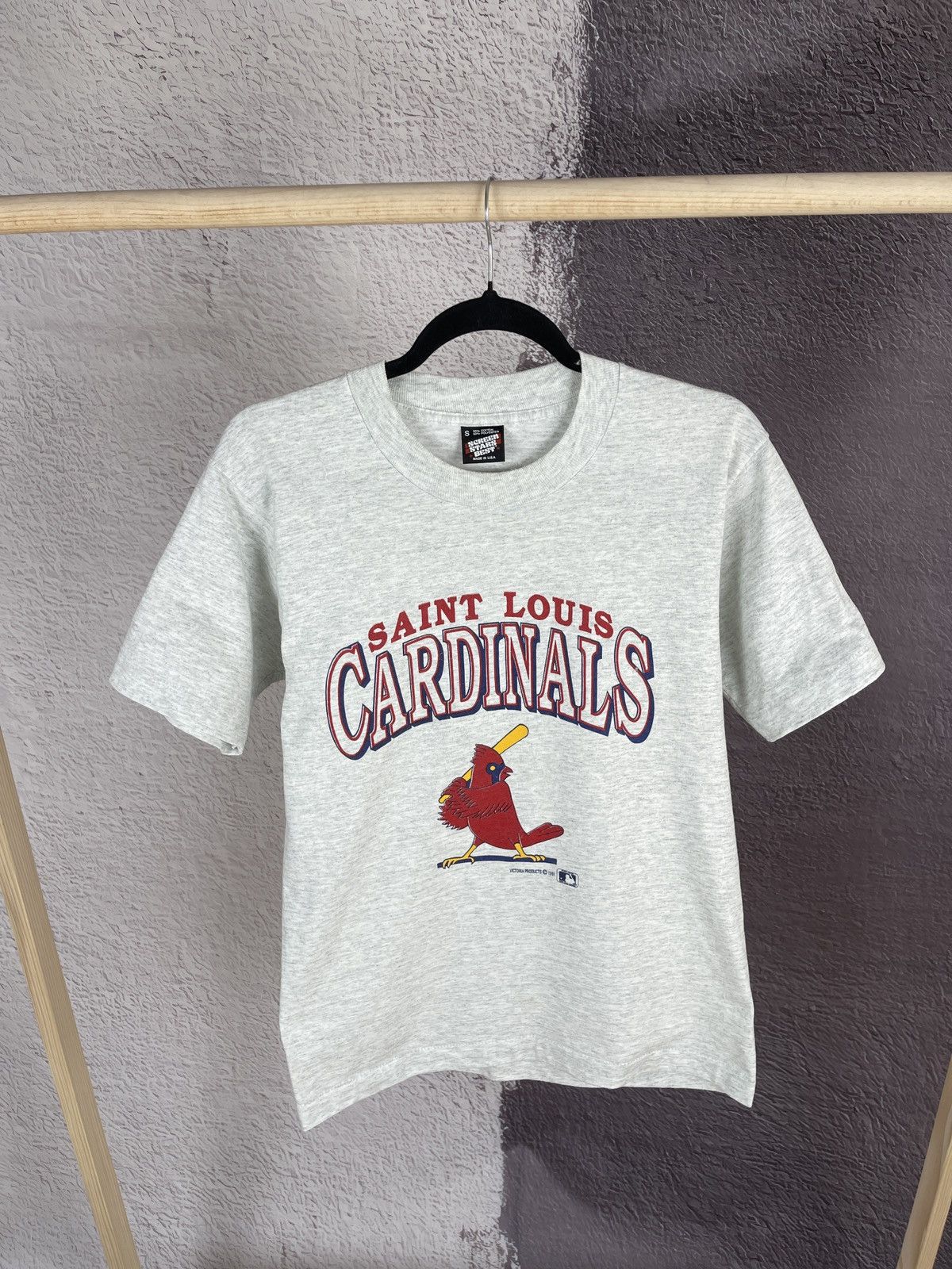 MLB 1991 vintage Screen Stars made in USA Saint Louis Cardinals Size US S / EU 44-46 / 1 - 1 Thumbnail