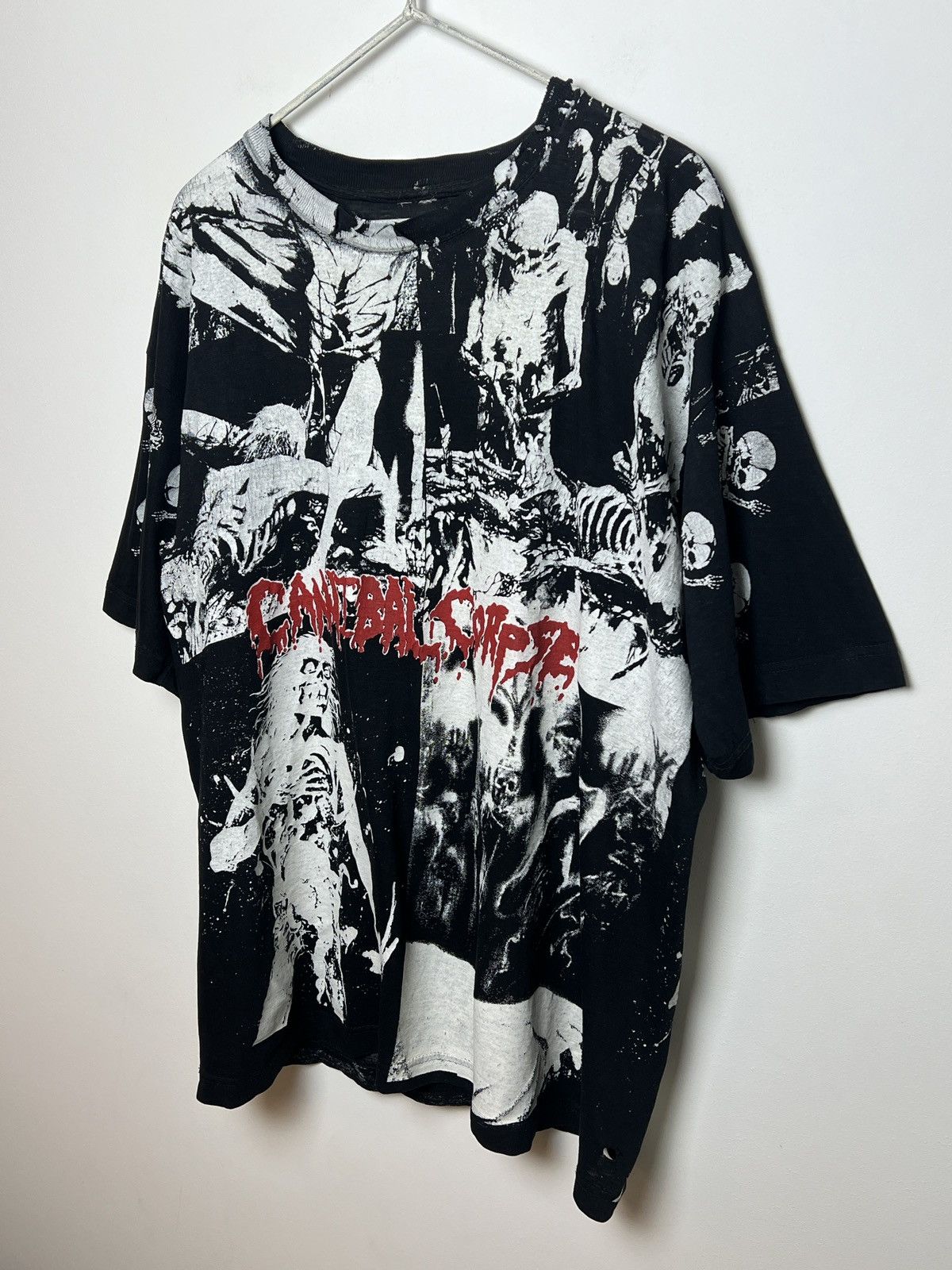 Band Tees cannibal corpse y2k vintage thrashed t shirt Size US L / EU 52-54 / 3 - 2 Thumbnail