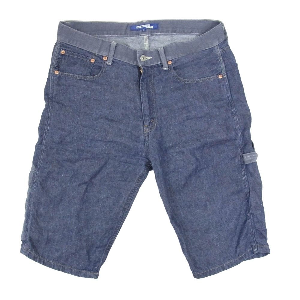 Junya Watanabe Linen Panelled Jeans Shorts Size US 30 / EU 46 - 1 Thumbnail