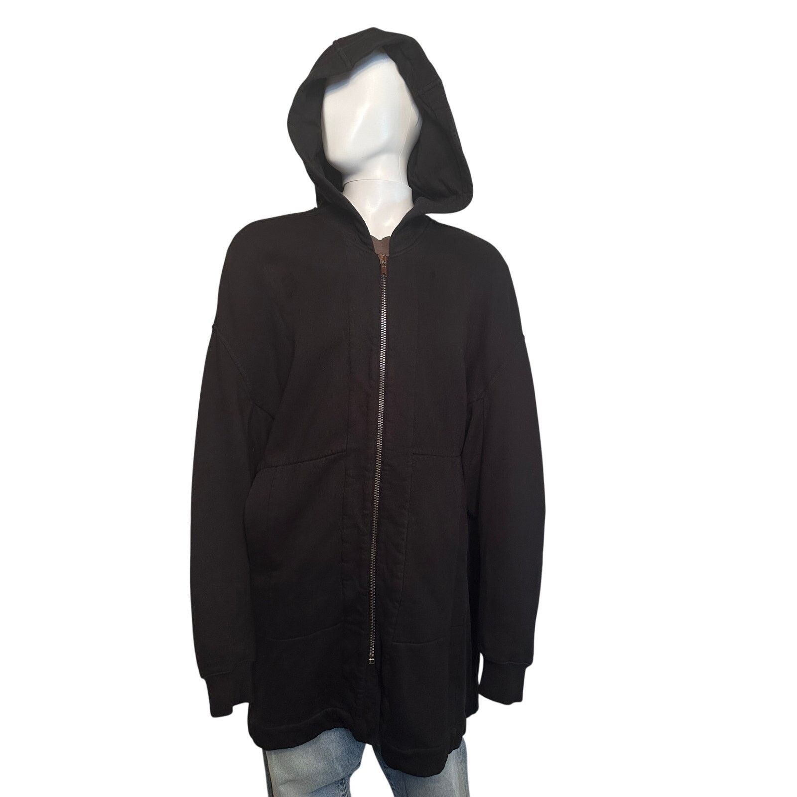 Rick Owens Drkshdw FW22 Strobe Jumbo Peter Hoodie Black size S DU02B4288-F Size US S / EU 44-46 / 1 - 1 Thumbnail