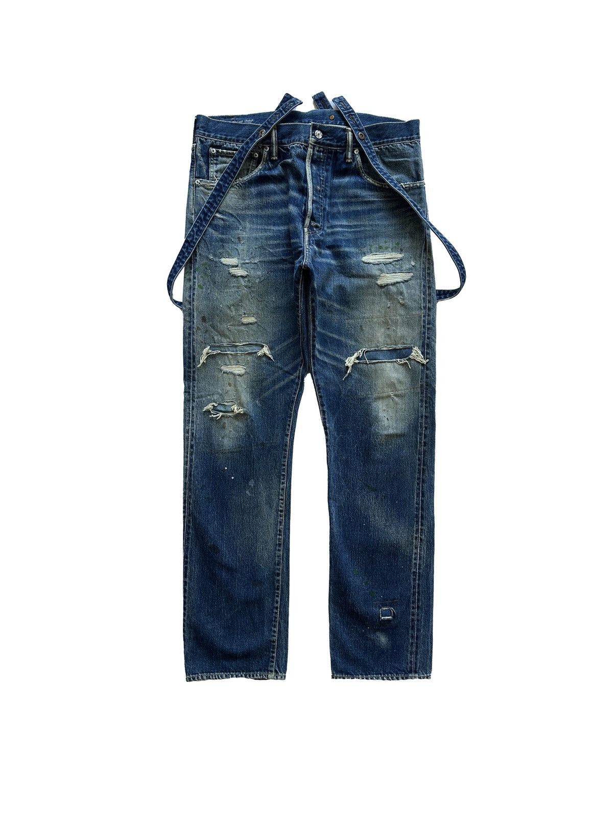 Visvim FW19 SS Travailler Braces Dry Denim-7 | Grailed