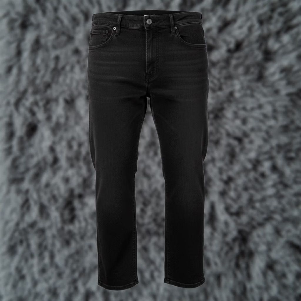 Lucky Brand Lucky Brand 121 Jeans Slim Tapered Zip Fly 36x32 Black Charcoal Wash Denim Mens Regular Size 36 Pants Size US 36 / EU 52 - 1 Thumbnail