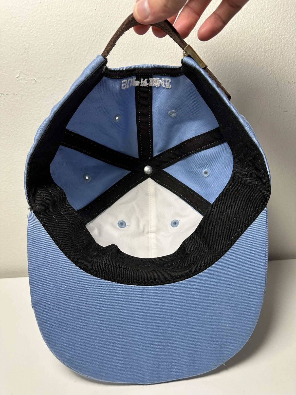 Supreme Supreme Visor Label 6-Panel Cap Hat Size ONE SIZE - 8 Thumbnail