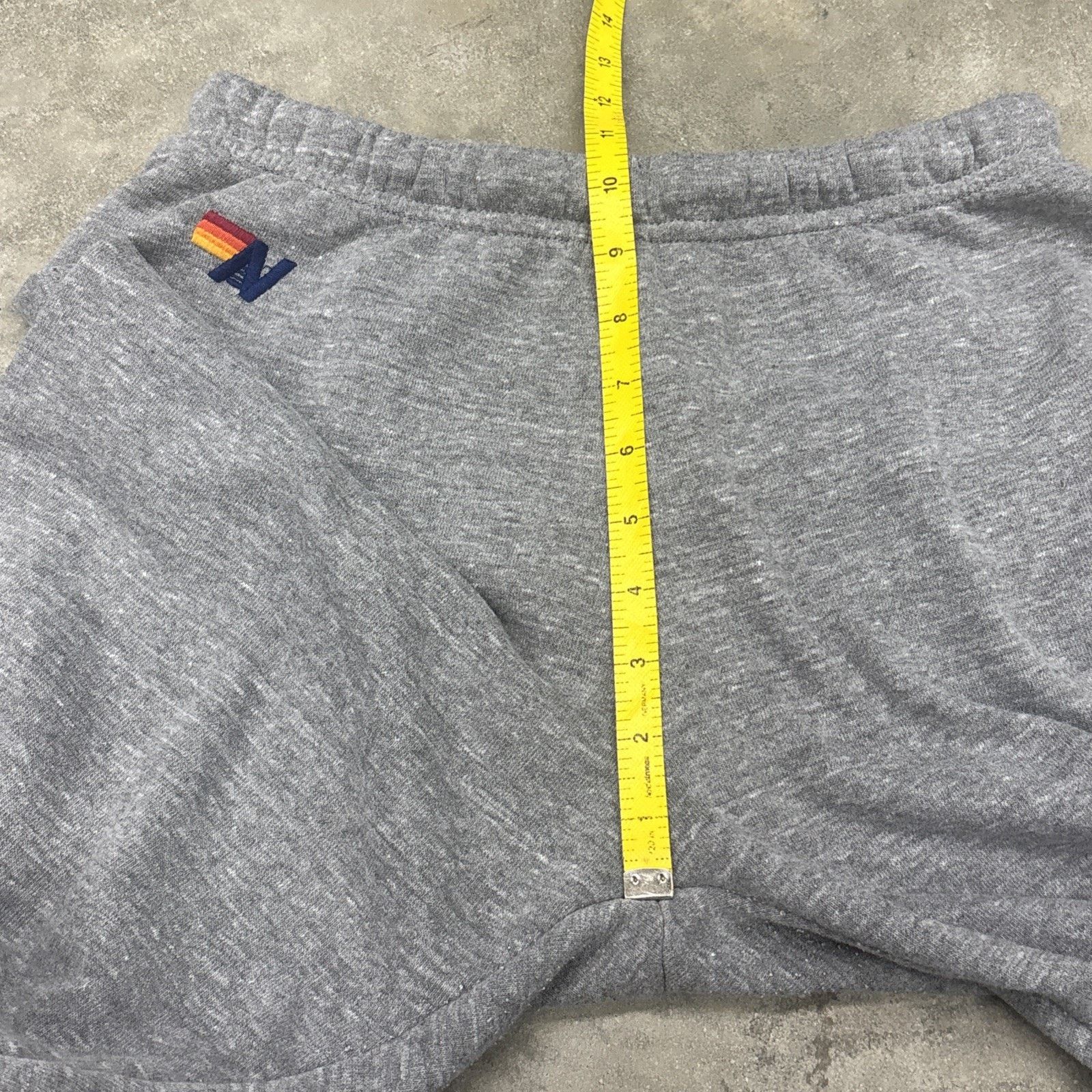 Aviator Nation Aviator Nation Bolt Sweatpants In Heather Grey Navy Womens S Size 26" / US 2 / IT 38 - 11 Thumbnail