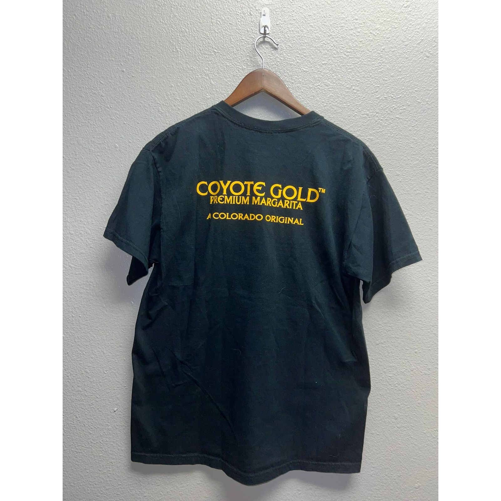 Gildan Vintage Margarita Shirt Coyote Gold Microbrew Black Tee M Size US M / EU 48-50 / 2 - 7 Thumbnail