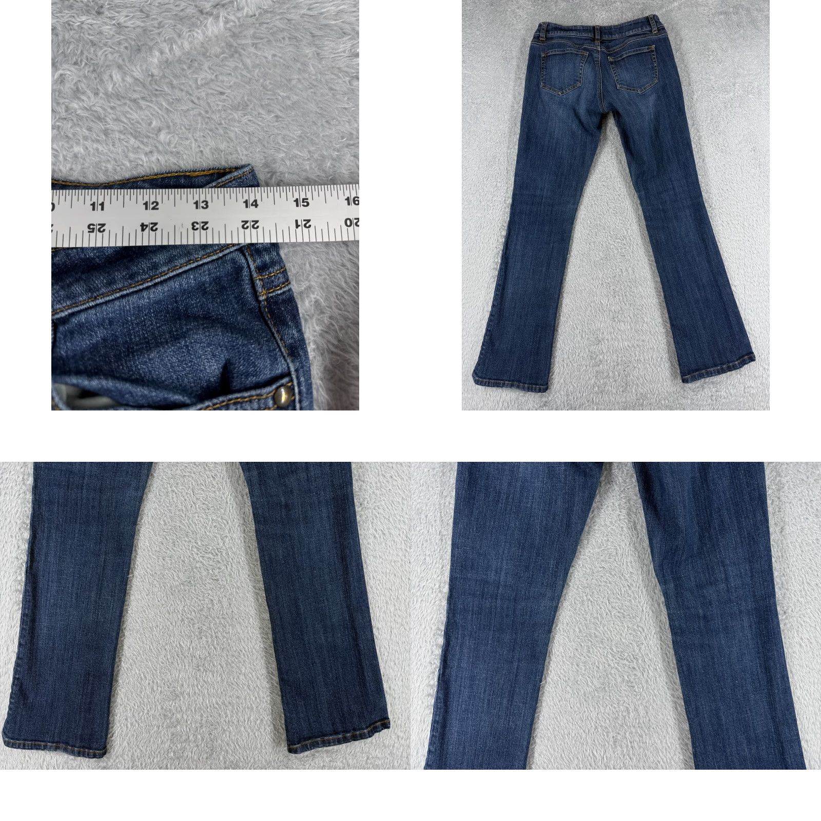 Vintage Cabi Jeans Bootcut Denim Blue 26x30 Regular 26 Waist 30 Inseam Women 2 Cotton Blend Stretch Medium Wash 5-Pocket Jeans Size 26" / US 2 / IT 38 - 9 Thumbnail