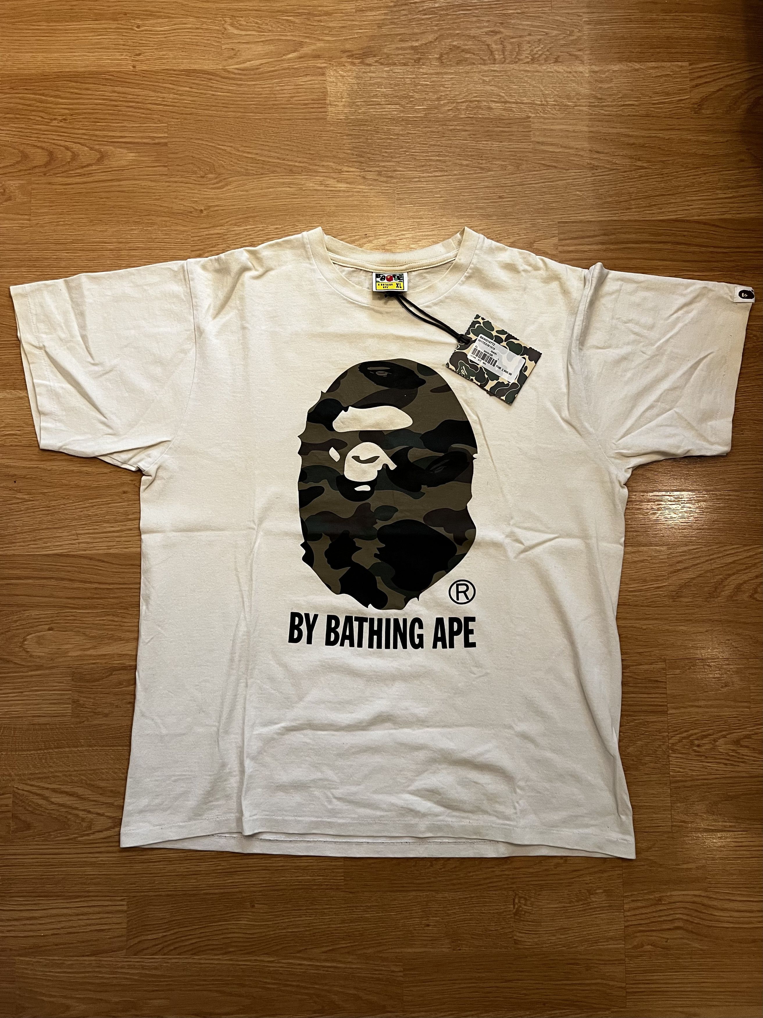 Bape A Bathing Ape Camo Logo Tee Size US XL / EU 56 / 4 - 3 Thumbnail