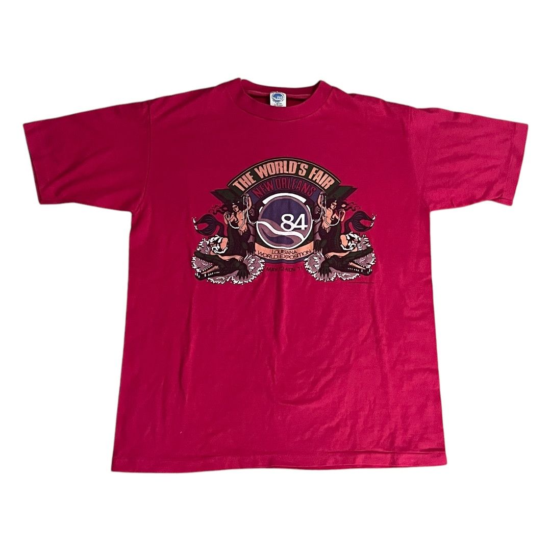 Vintage VINTAGE 1984 New Orleans World Fair T Shirt Size US L / EU 52-54 / 3 - 1 Thumbnail