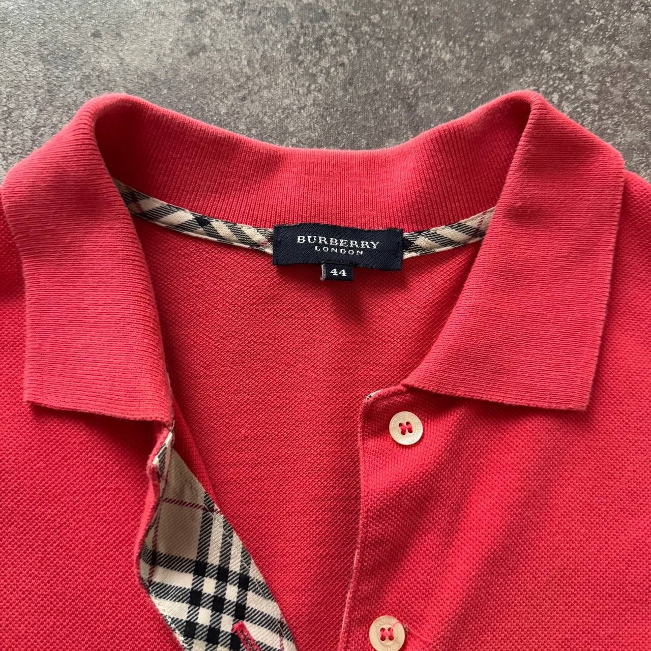 Burberry × Vintage Burberry Vintage Polo T-Shirt Size L / US 10 / IT 46 - 7 Thumbnail