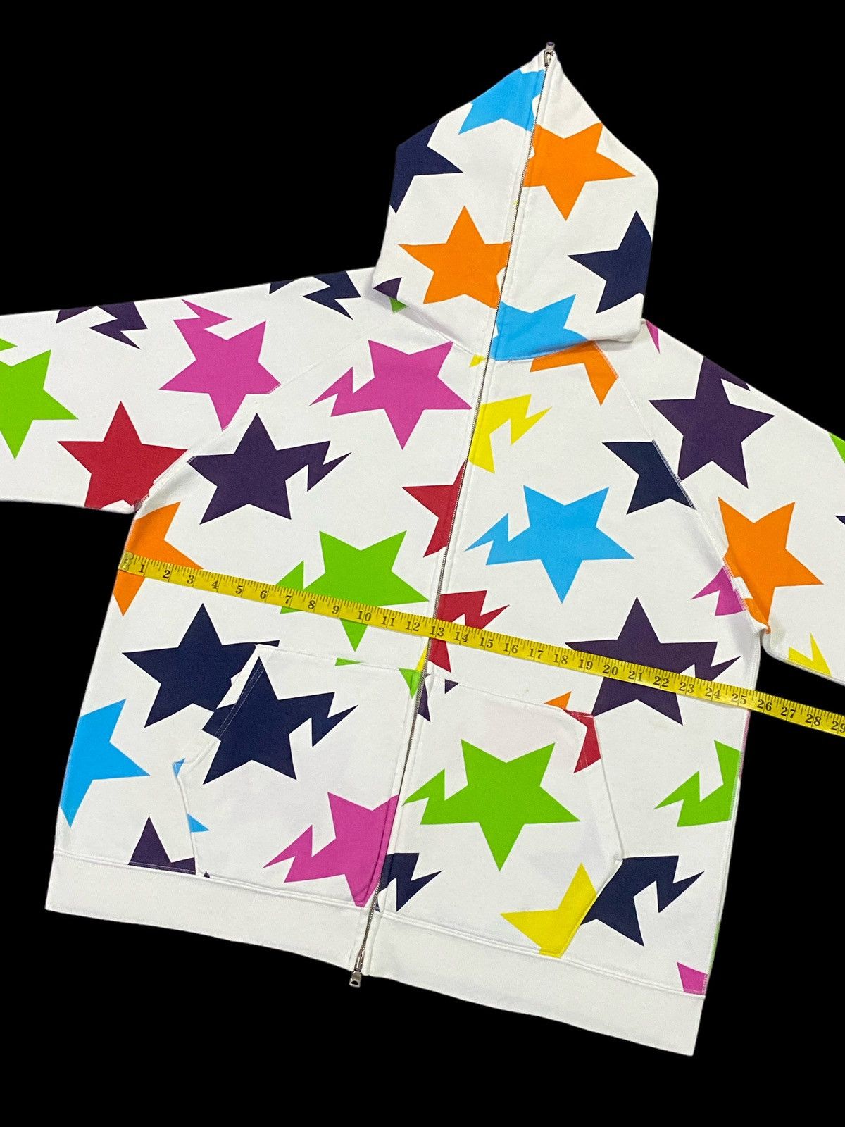 Bape Bape Sta Pattern Full Zip Hoodie Size US L / EU 52-54 / 3 - 6 Thumbnail