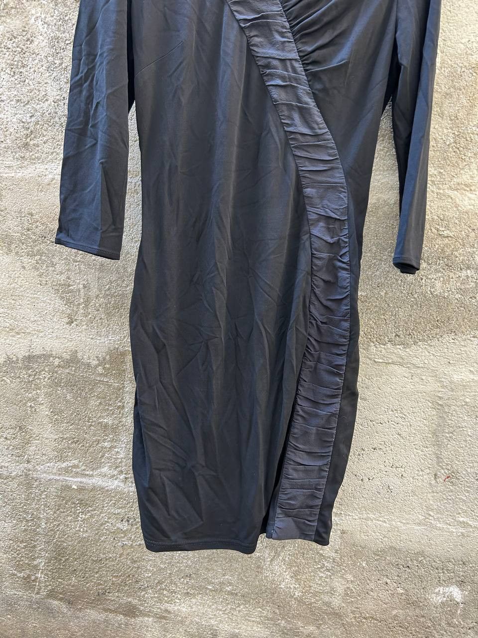 Versace Vintage Versace Silk Dress 42 M Anthracite Y2K Italy Designe Size M / US 6-8 / IT 42-44 - 5 Thumbnail