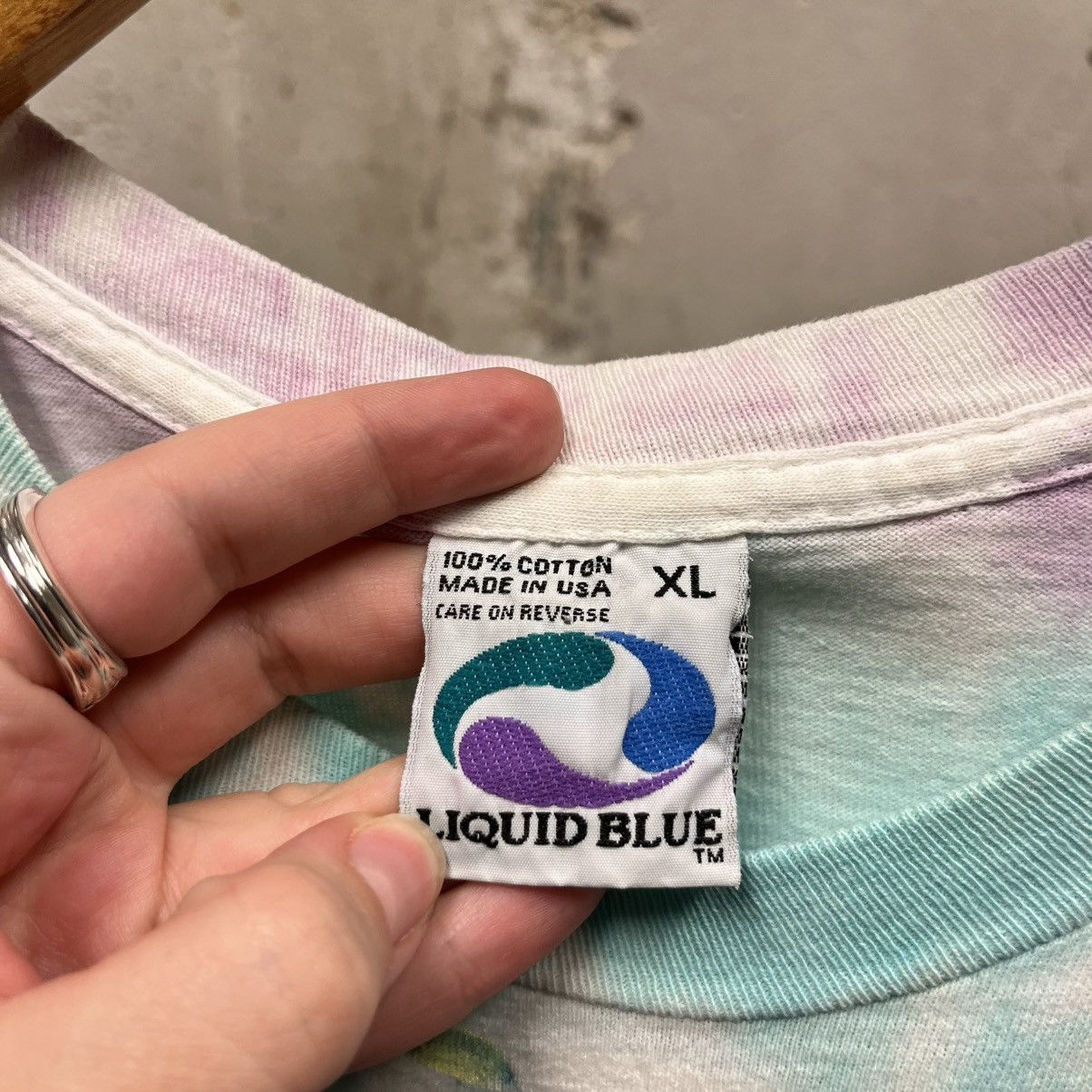 Liquid Blue Vintage 90s 1995 Aquatic Harmony Tie Dye Tee XL