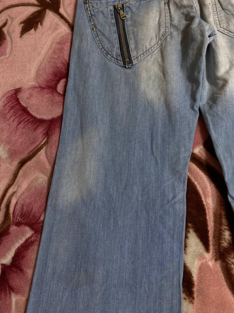 Japanese Brand × Vintage Vintage pants Denim y2k distressed punk Japan style Size US 34 / EU 50 - 19 Thumbnail
