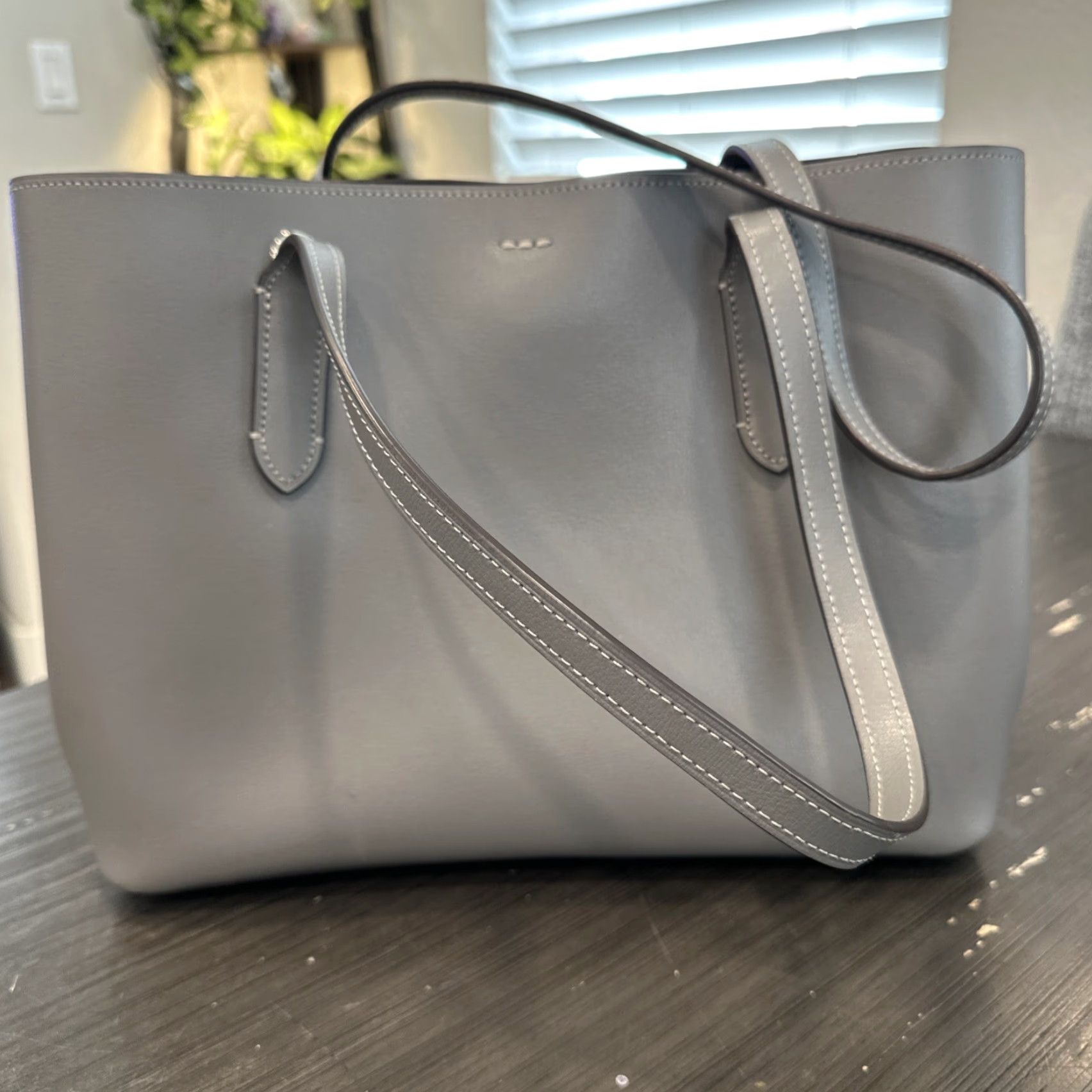 Coach Coach Avenue Carryall Tote Bag Purple Lavender Leather with Zipper Closure for Women Size ONE SIZE - 4 Thumbnail