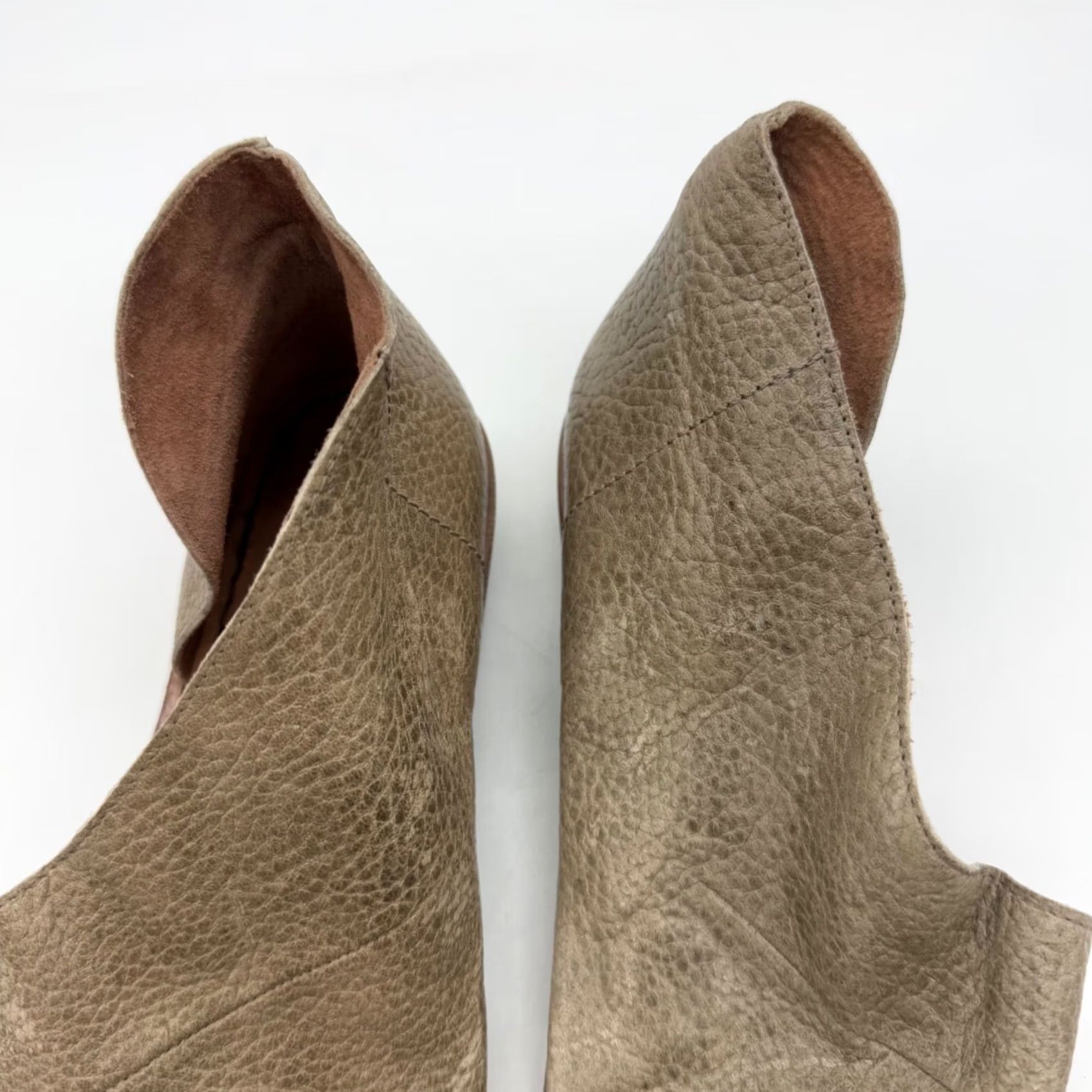 Free People Free People Mont Blanc Sandal Womens Sandal 41/US 10 Leather Open Toe Beige Grayish Vintage? Size US 10 / IT 40 - 3 Thumbnail