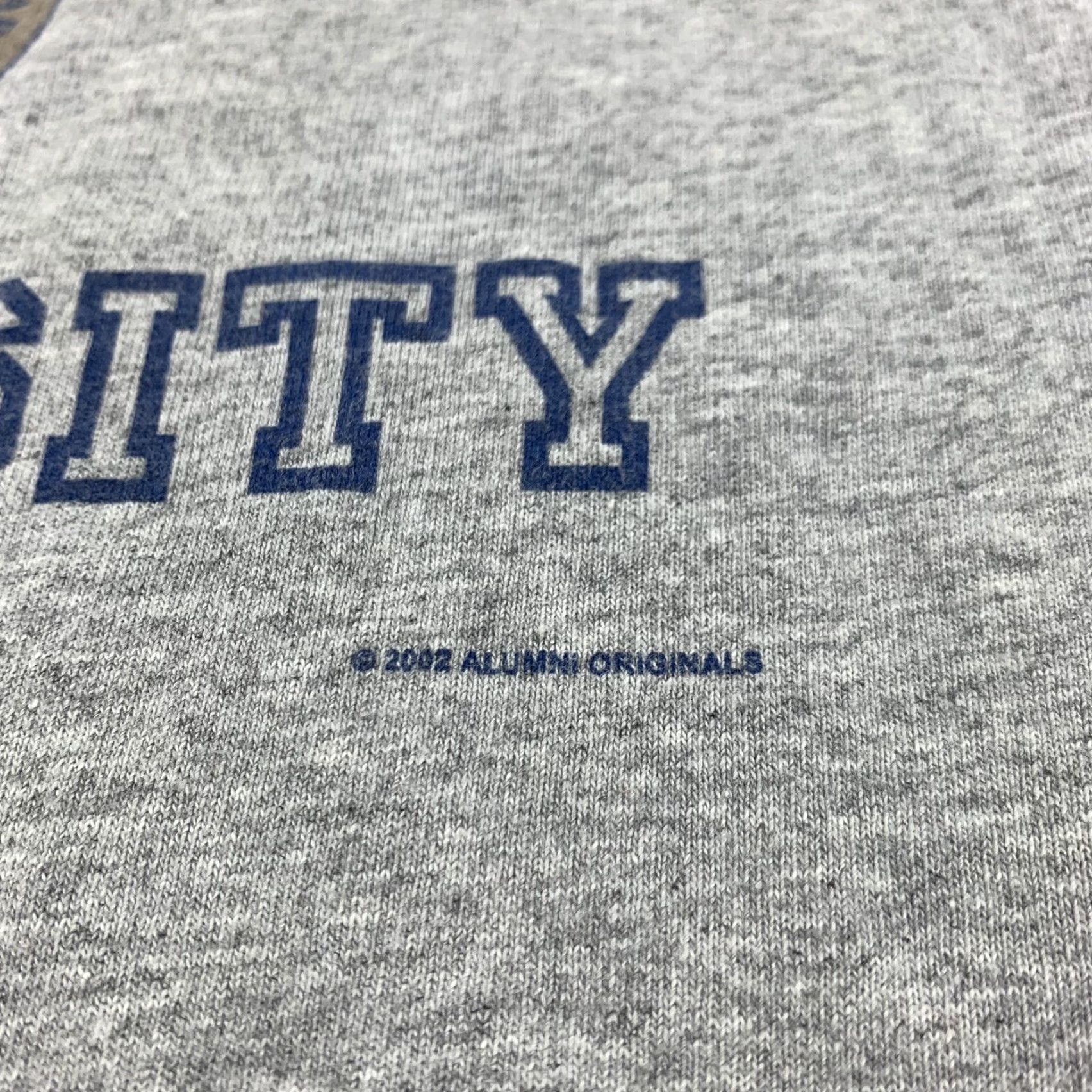 Gildan VINTAGE Gildan Littlefield University Long Sleeve Shirt Adult XL Gray College Sport Y2K Mens Size US XL / EU 56 / 4 - 3 Thumbnail