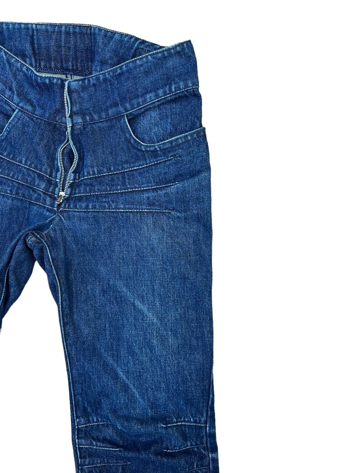 Vintage Vintage Yuji Yamada Furnishings Cinch Back Denim Jeans Size US 30 / EU 46 - 9 Thumbnail