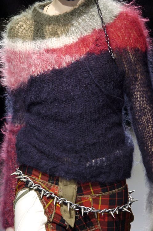 Junya Watanabe Junya watanabe 2006 punk mohair knit sweater Size US S / EU 44-46 / 1 - 6 Thumbnail