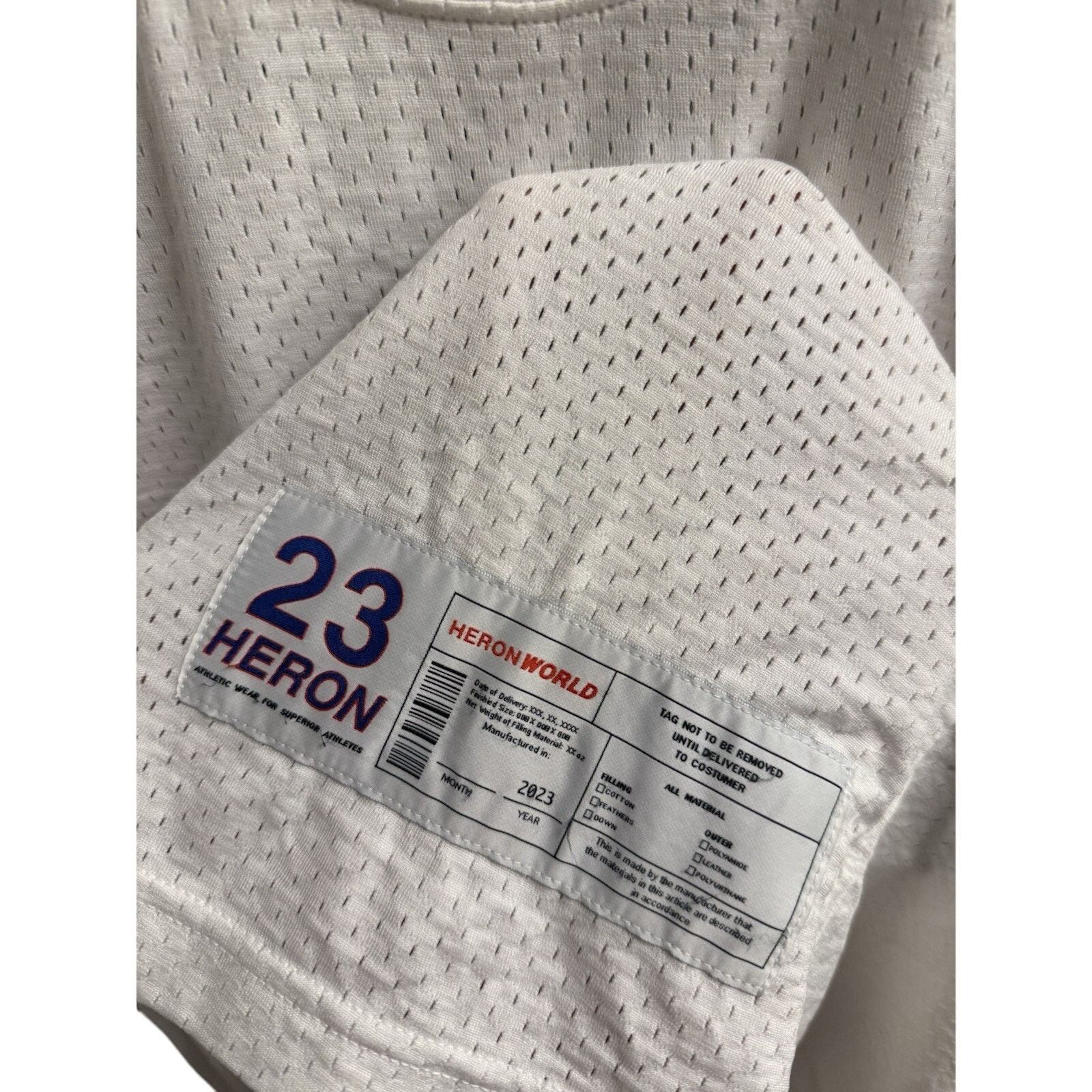Heron Preston Heron State Preston Basketball Jersey #23 Size US XL / EU 56 / 4 - 2 Thumbnail