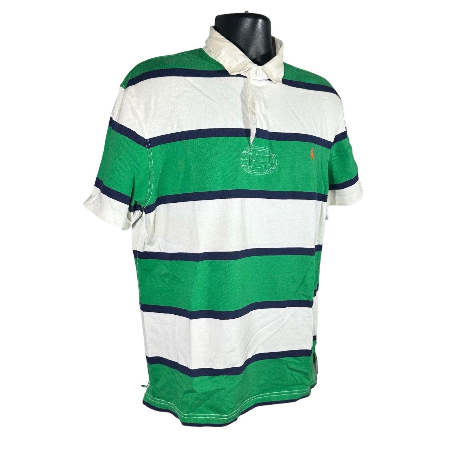 Polo Ralph Lauren Polo Ralph Lauren Custom Fit Striped Cotton Rugby Size US L / EU 52-54 / 3 - 3 Thumbnail