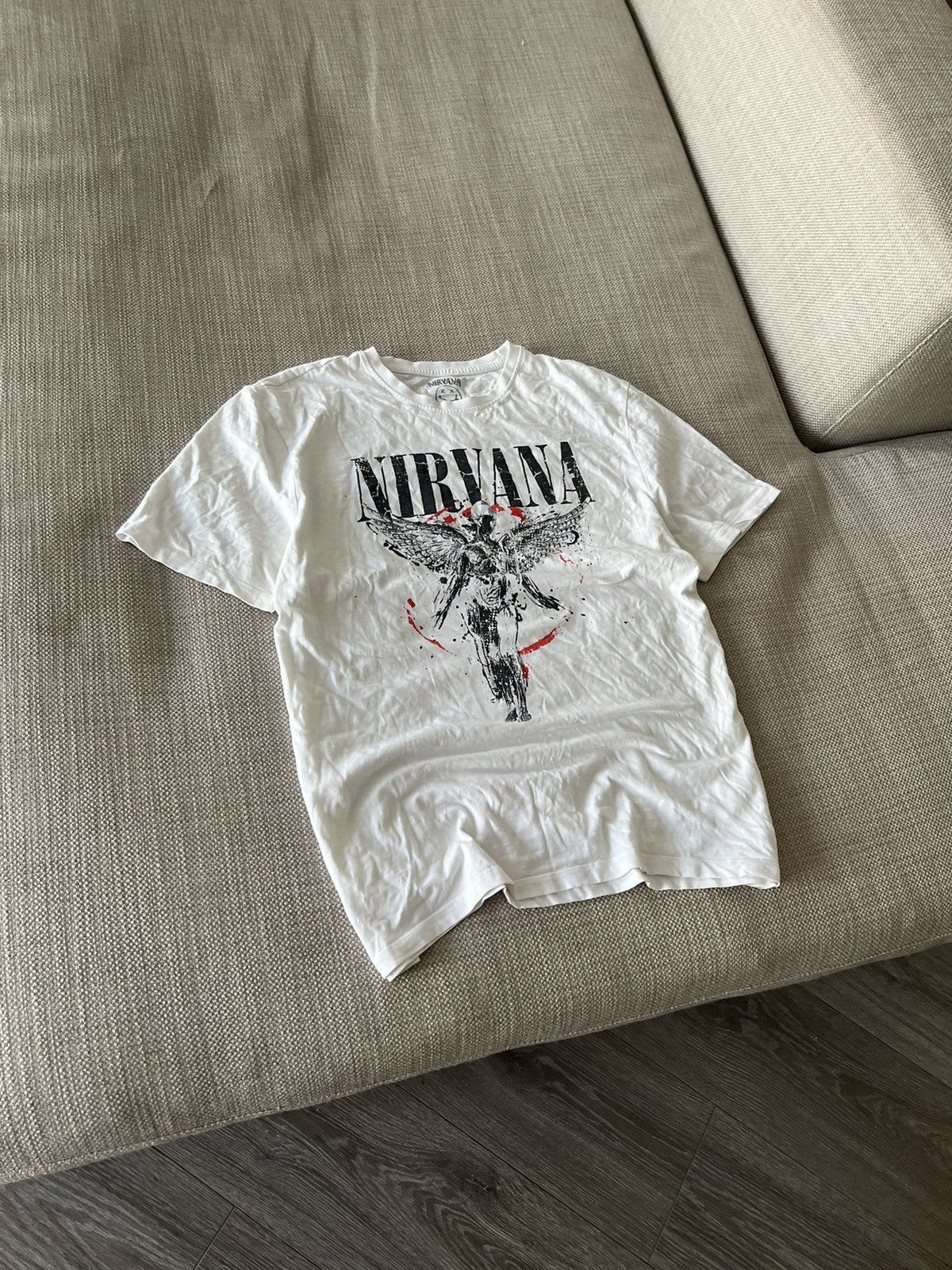 Band Tees × Nirvana 💥💥 Nirvana Band T-Shirt Tee Tour Size US M / EU 48-50 / 2 - 5 Thumbnail