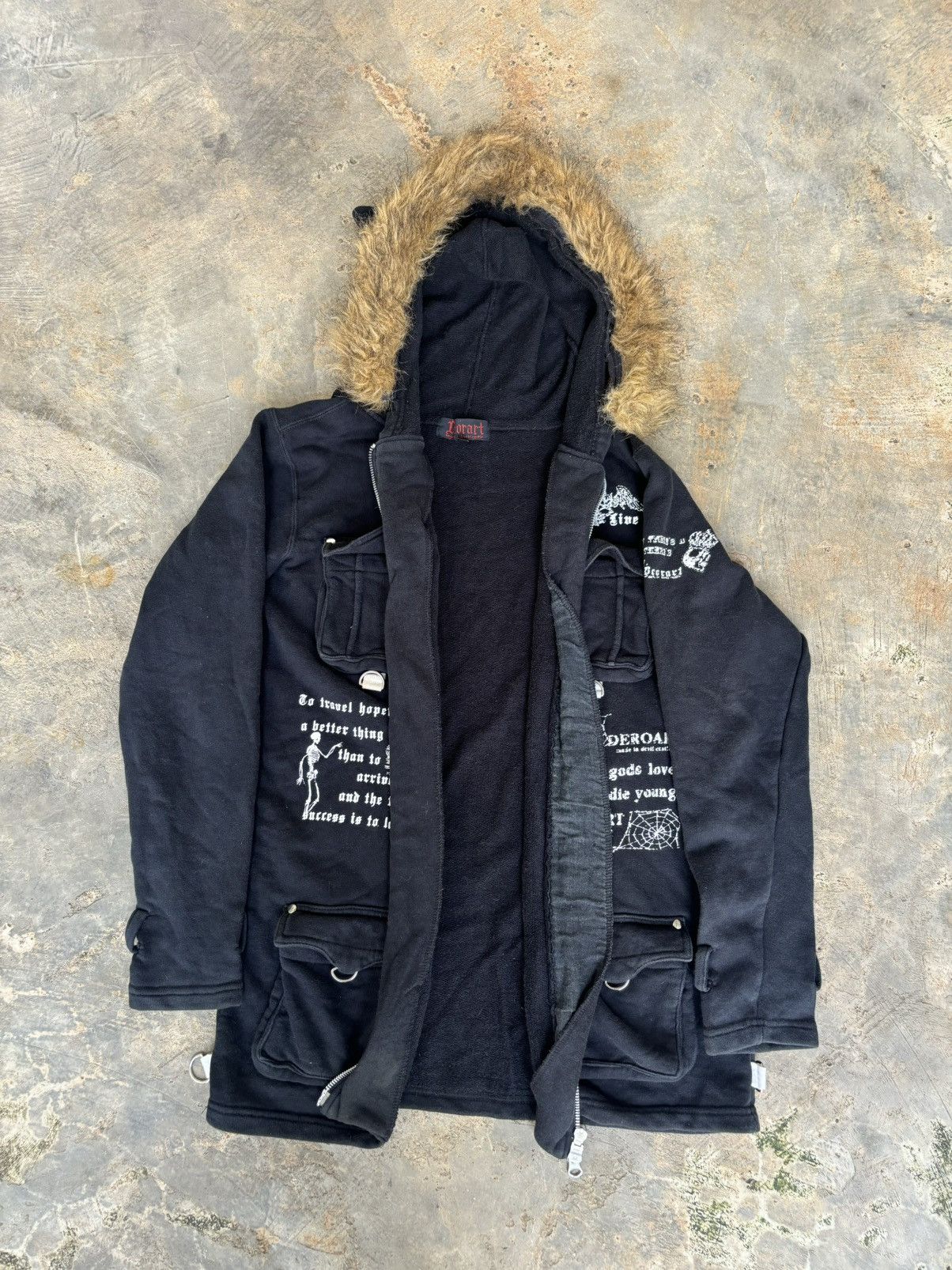 Hysteric Glamour Deorart Ifsixwasnine Lgb Style Multi Pocket Fur Hoodie Size US S / EU 44-46 / 1 - 4 Thumbnail