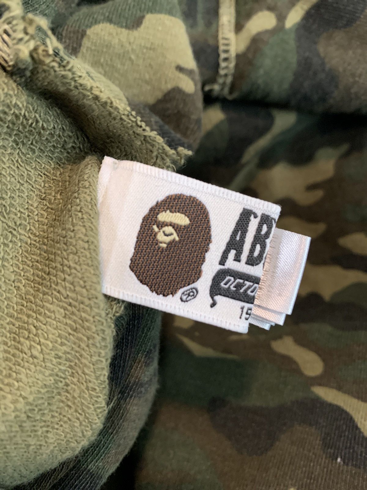 Bape x OVO Woodland Camo Shark Reversible Full Zip Hoodie